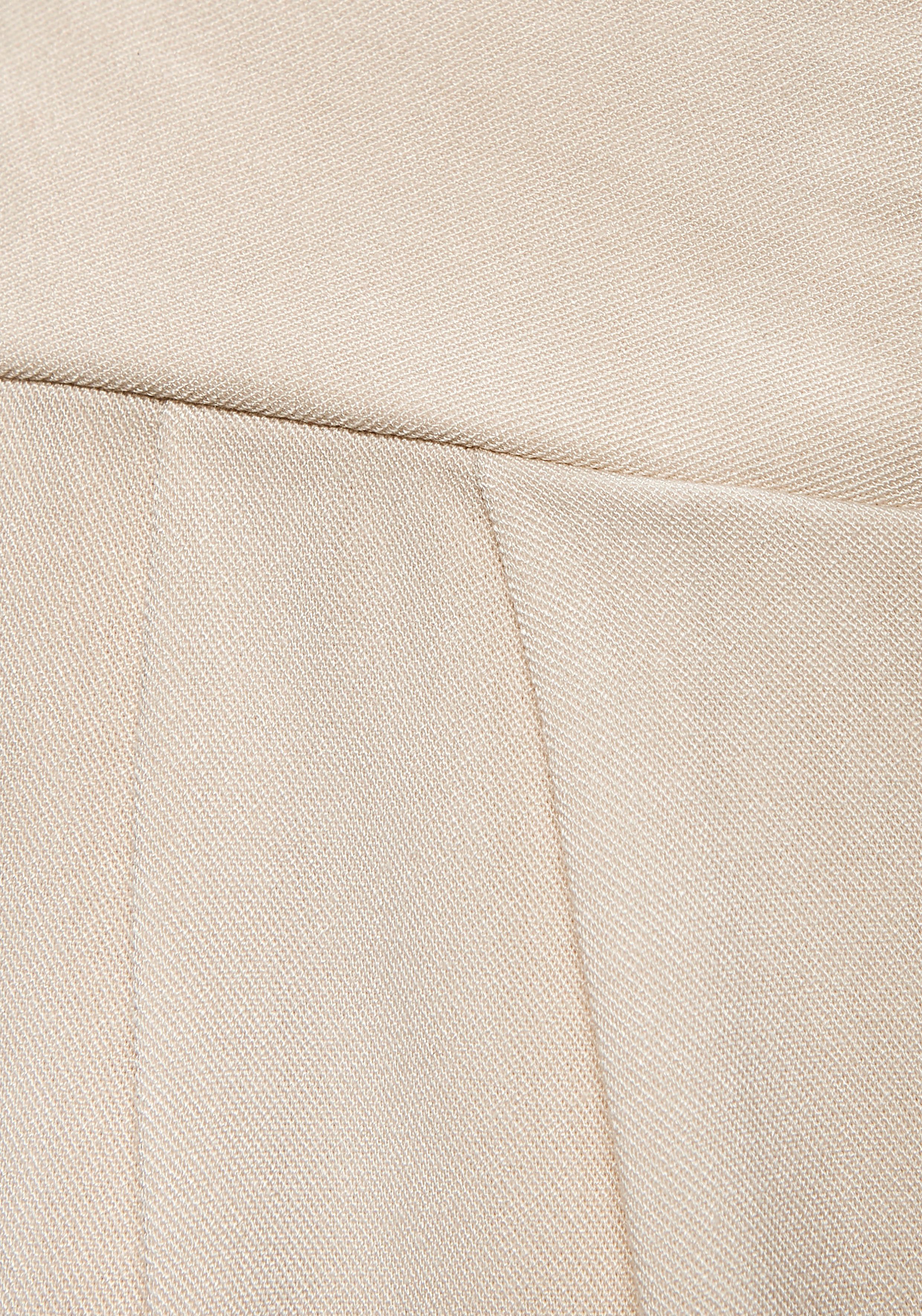 Vivance Palazzobroek met sierketting, plooibroek, instapbroek, elegant