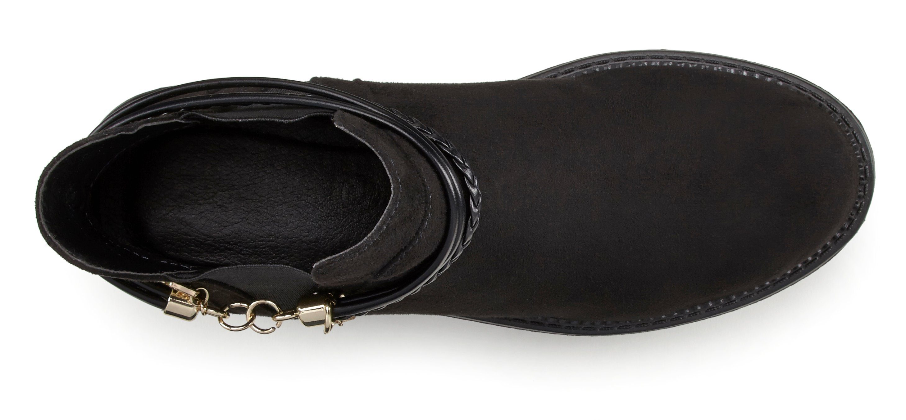 Lascana Chelsea-boots met afneembaar band en chunky zool, enkellaarsjes