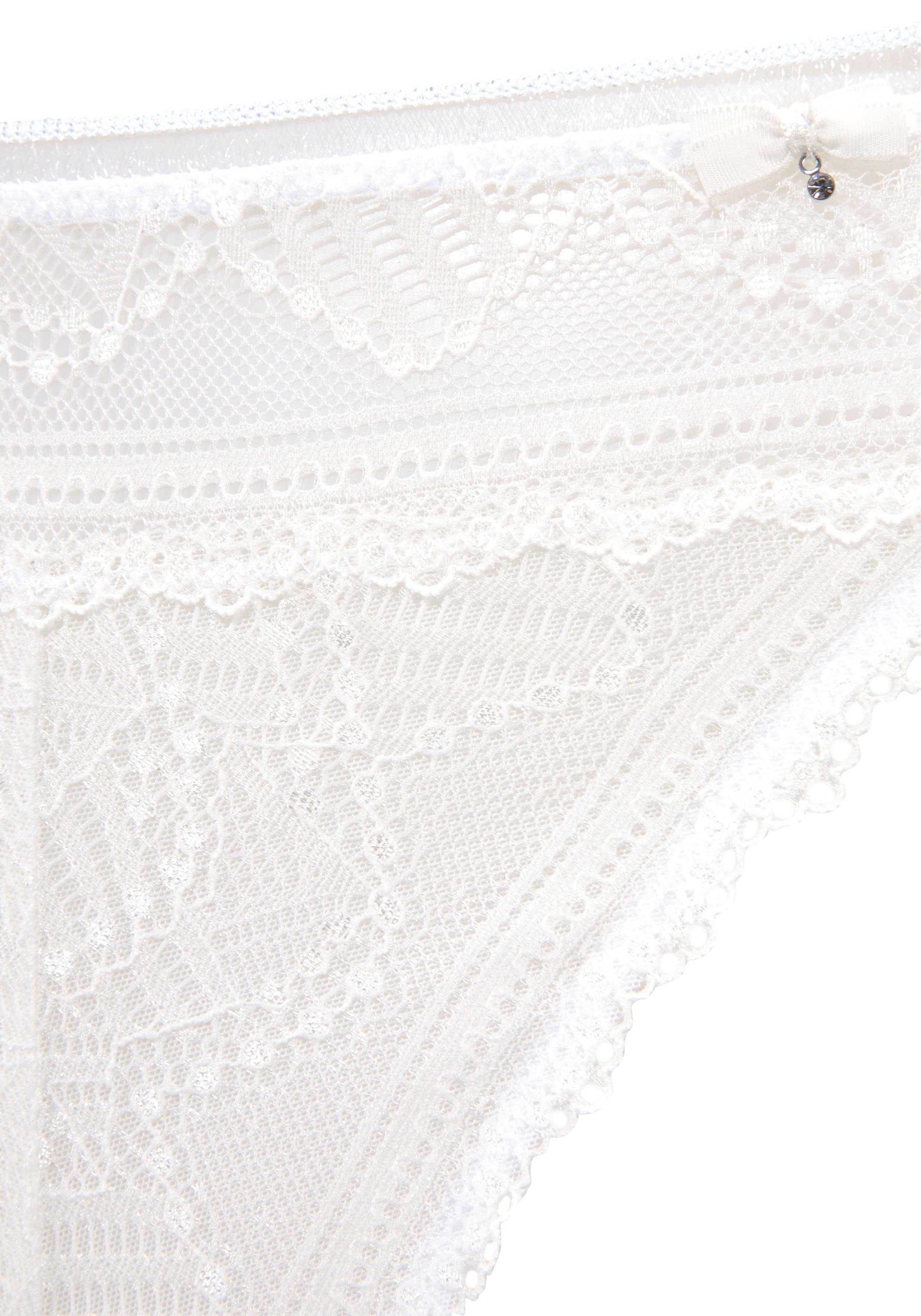 Lascana String TIZIANA met gedeeltelijk gerecycled kant
