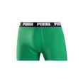 puma boxershort logo-weefband (2 stuks) groen