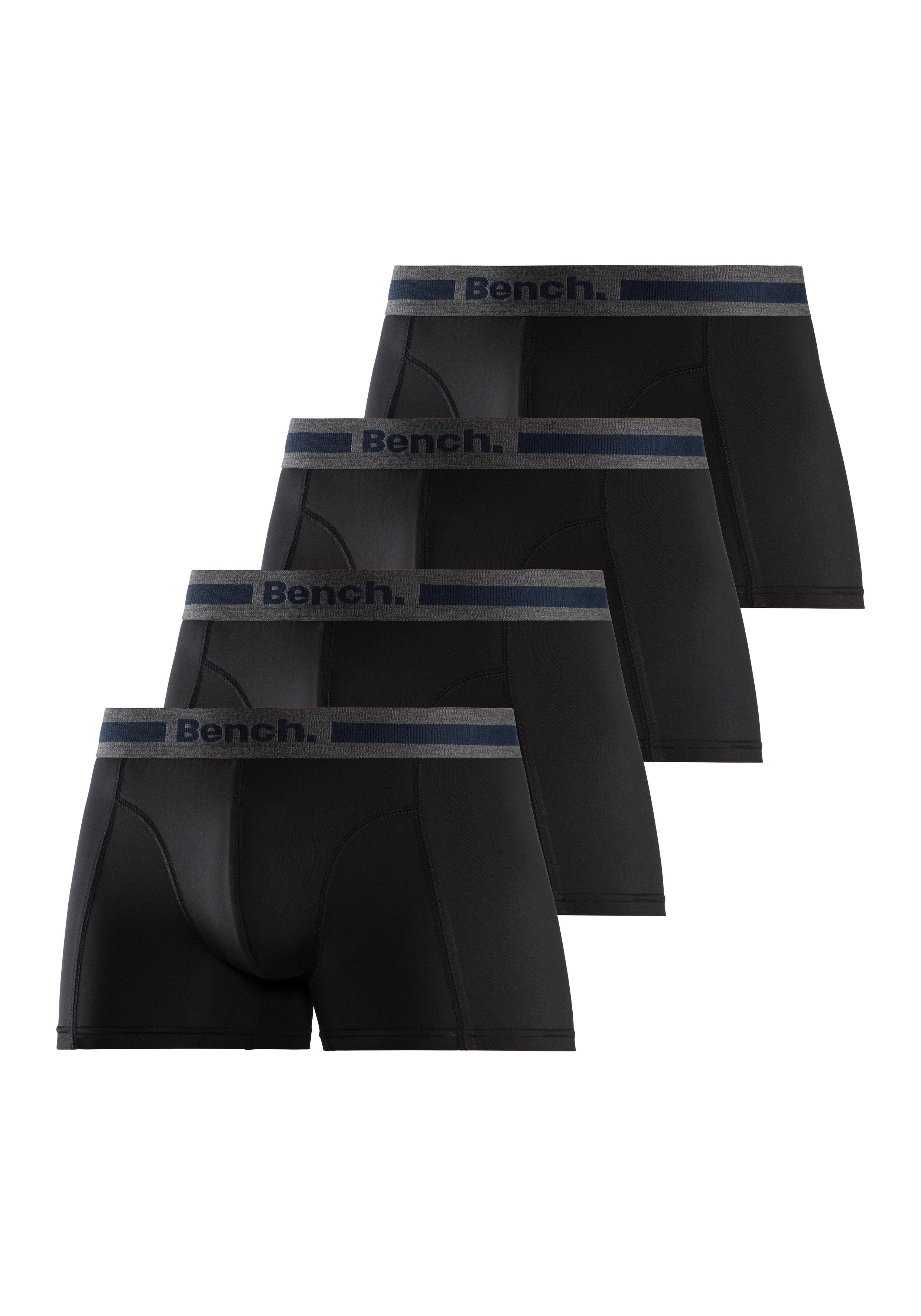 Bench. Boxershort voor heren (set, 4 stuks) heren maat S zwart