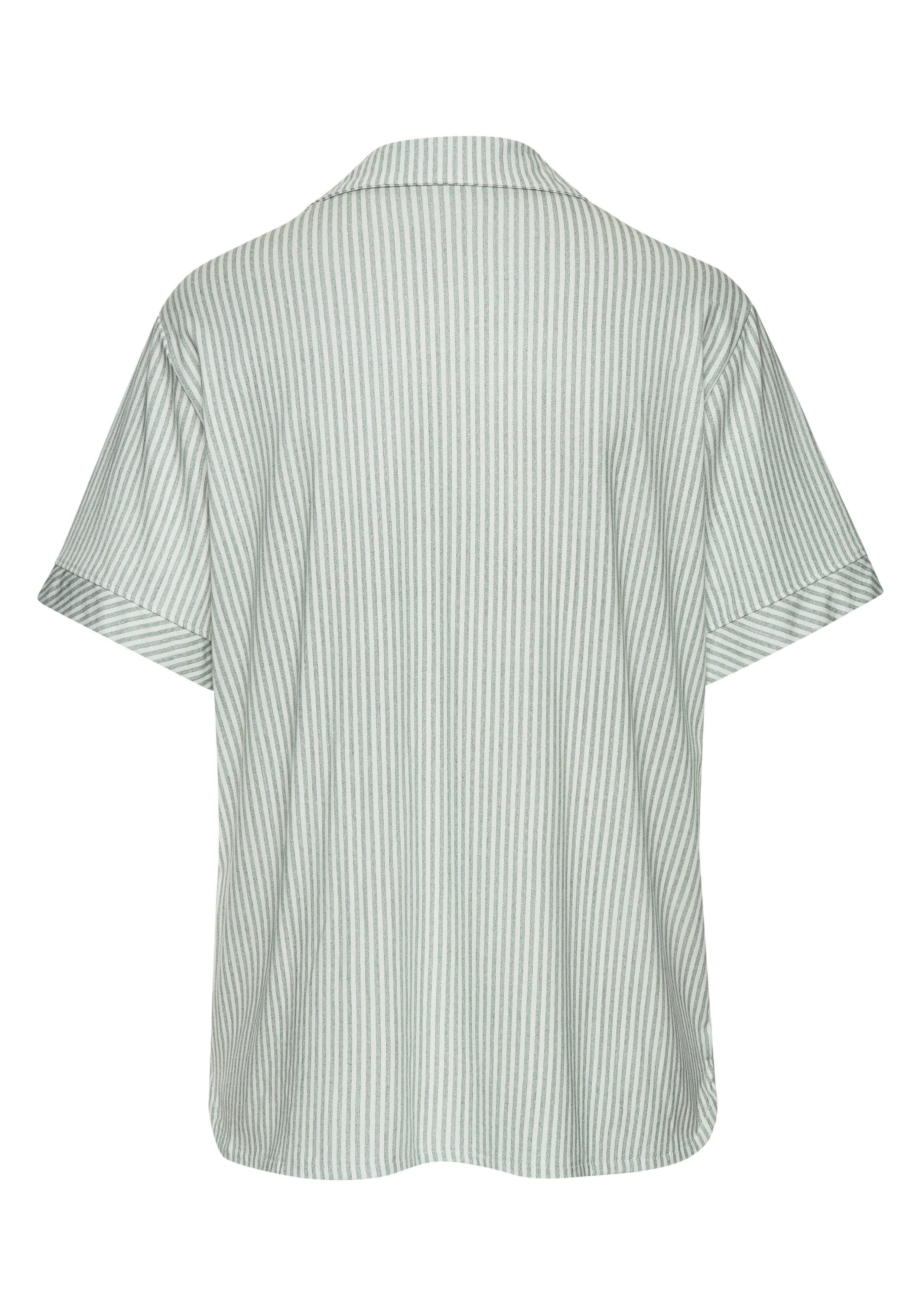 s.Oliver RED LABEL Beachwear Pyjama top met opgestikte borstzak