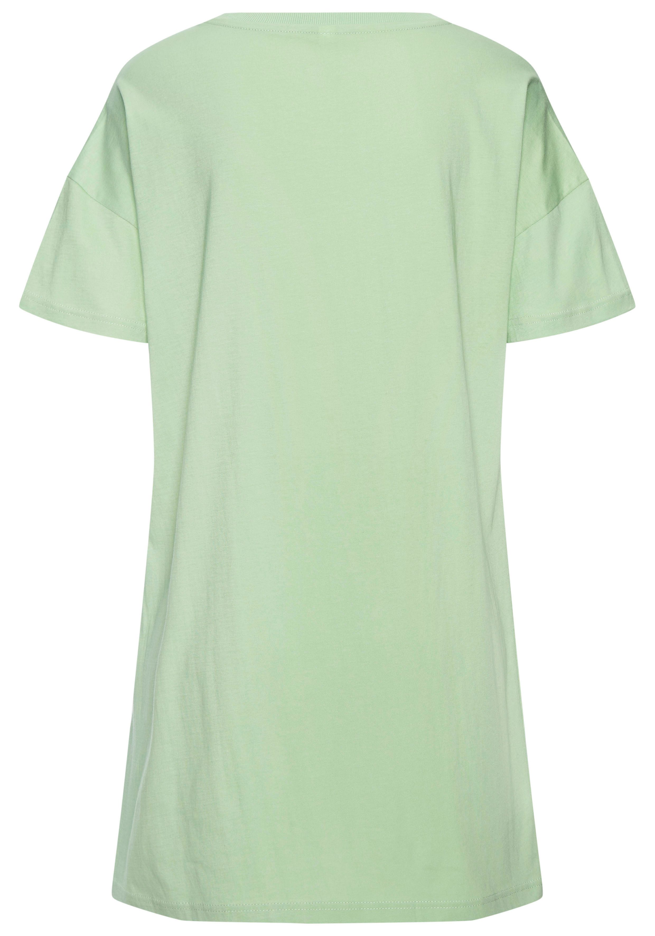 Vivance Dreams Big-shirt met fijn geschetste frontprint (2-delig, Set van 2)