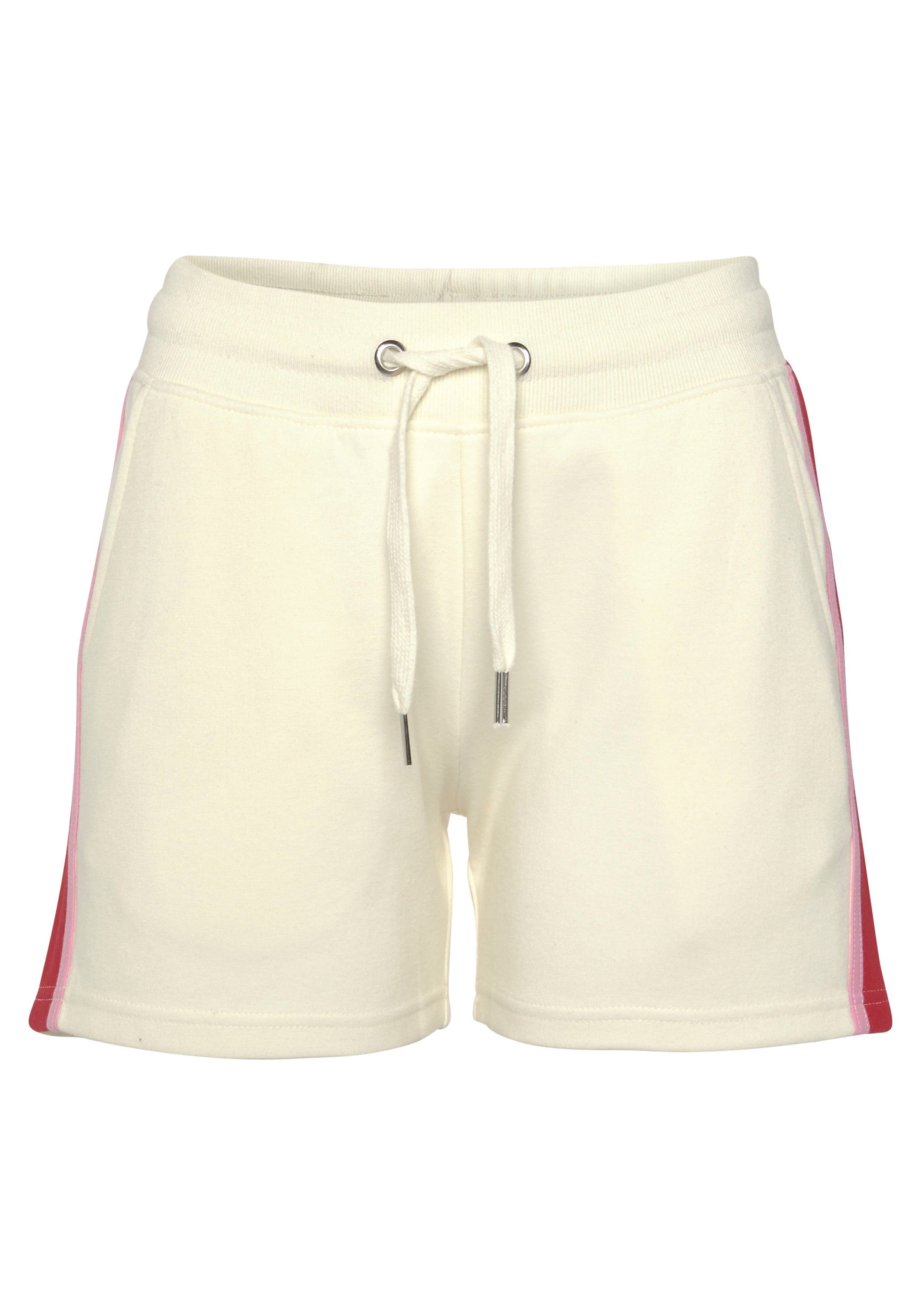 Vivance Sweatshort Korte broek met contrasterende accenten, loungewear (1-delig)