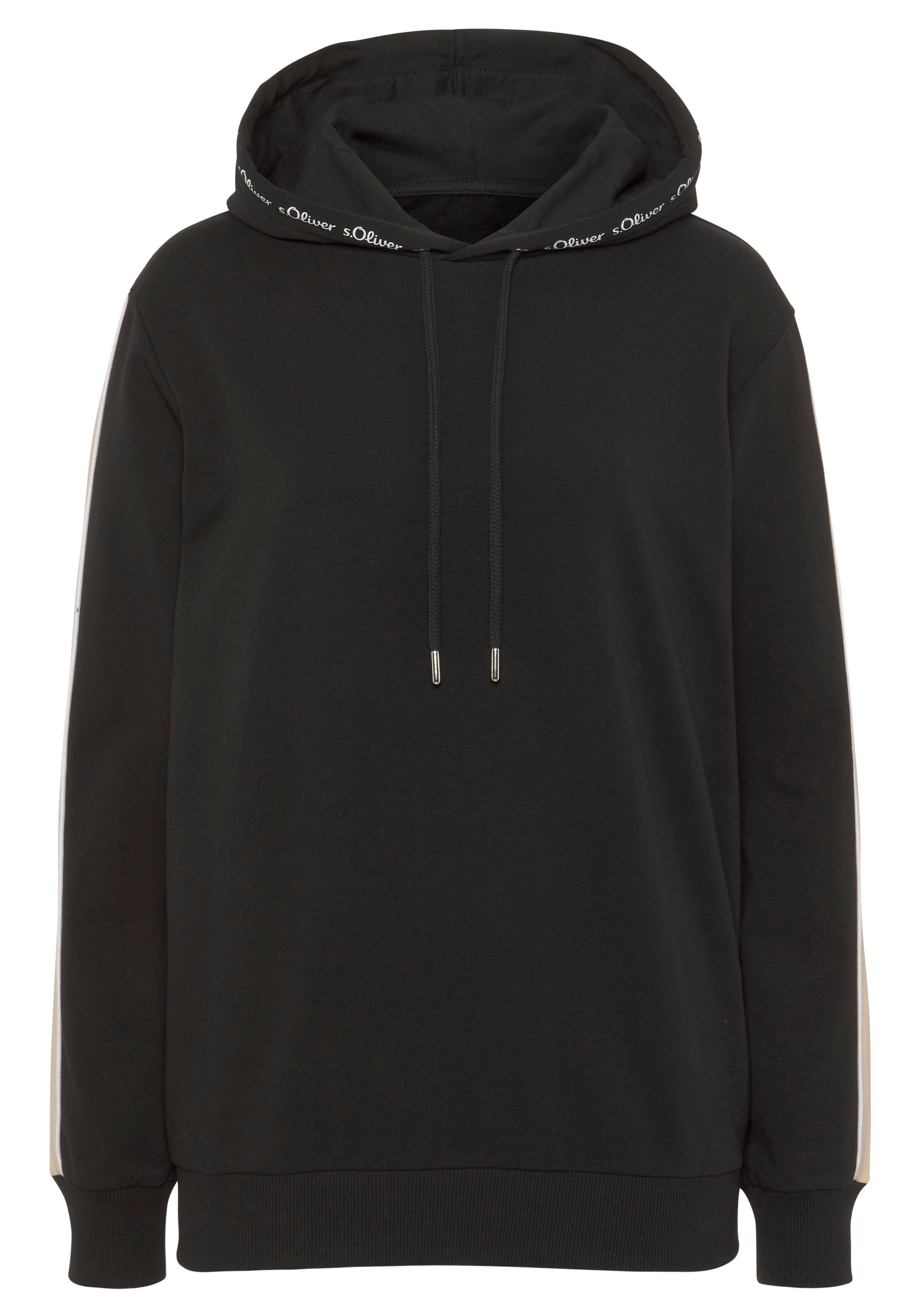 s.Oliver RED LABEL Beachwear Hoodie met contrasterende accenten, loungewear (1-delig)