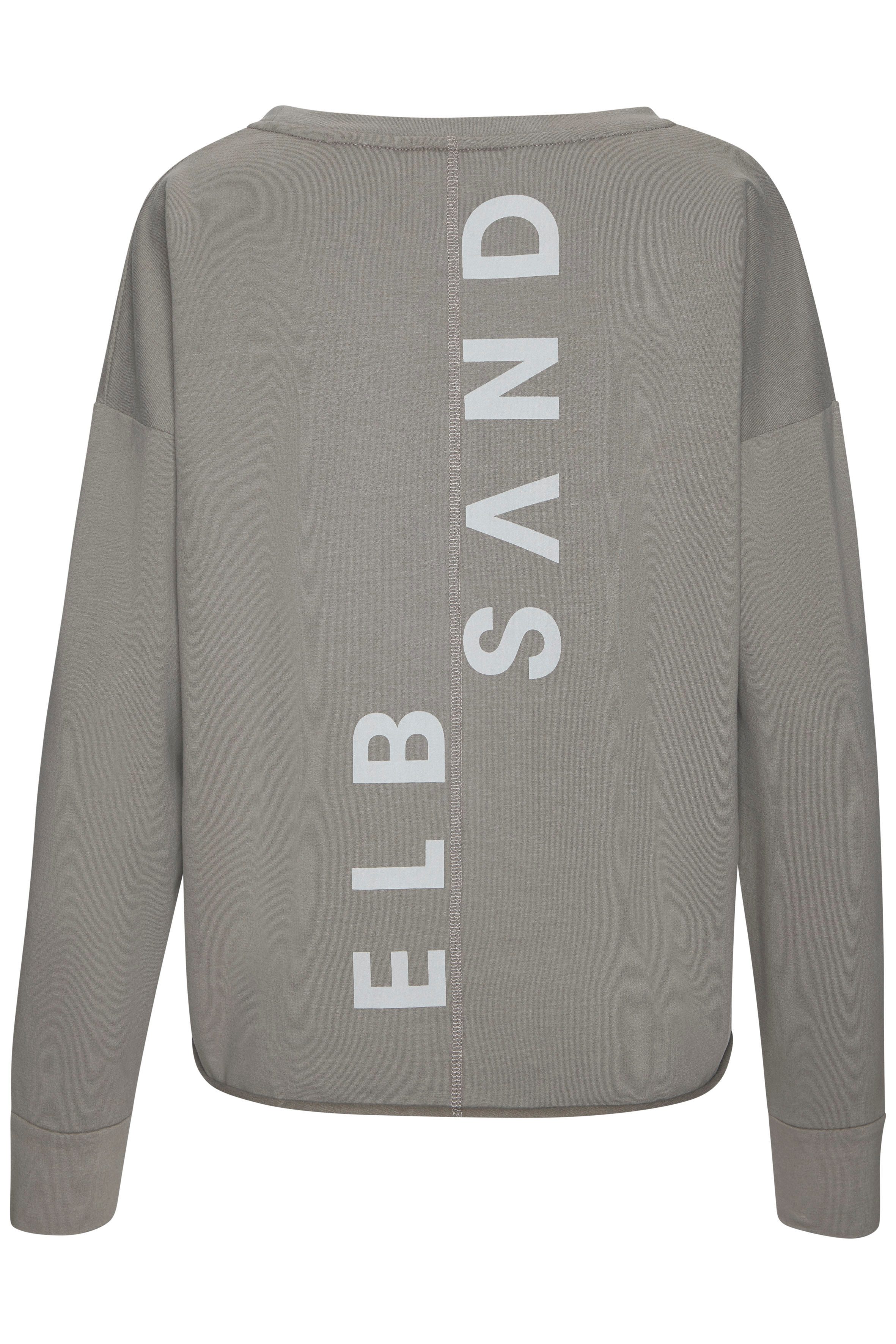 Elbsand Sweatshirt Raina met logoprint op de rug, sportief-casual