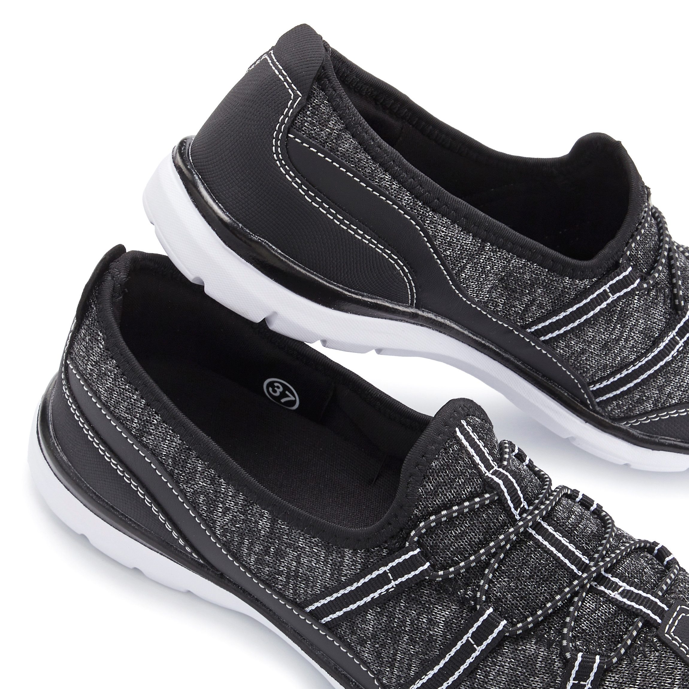 Lascana Sneakers Lage schoen, vrijetijdsschoen, slipper, om in te stappen met elastische veters vegan