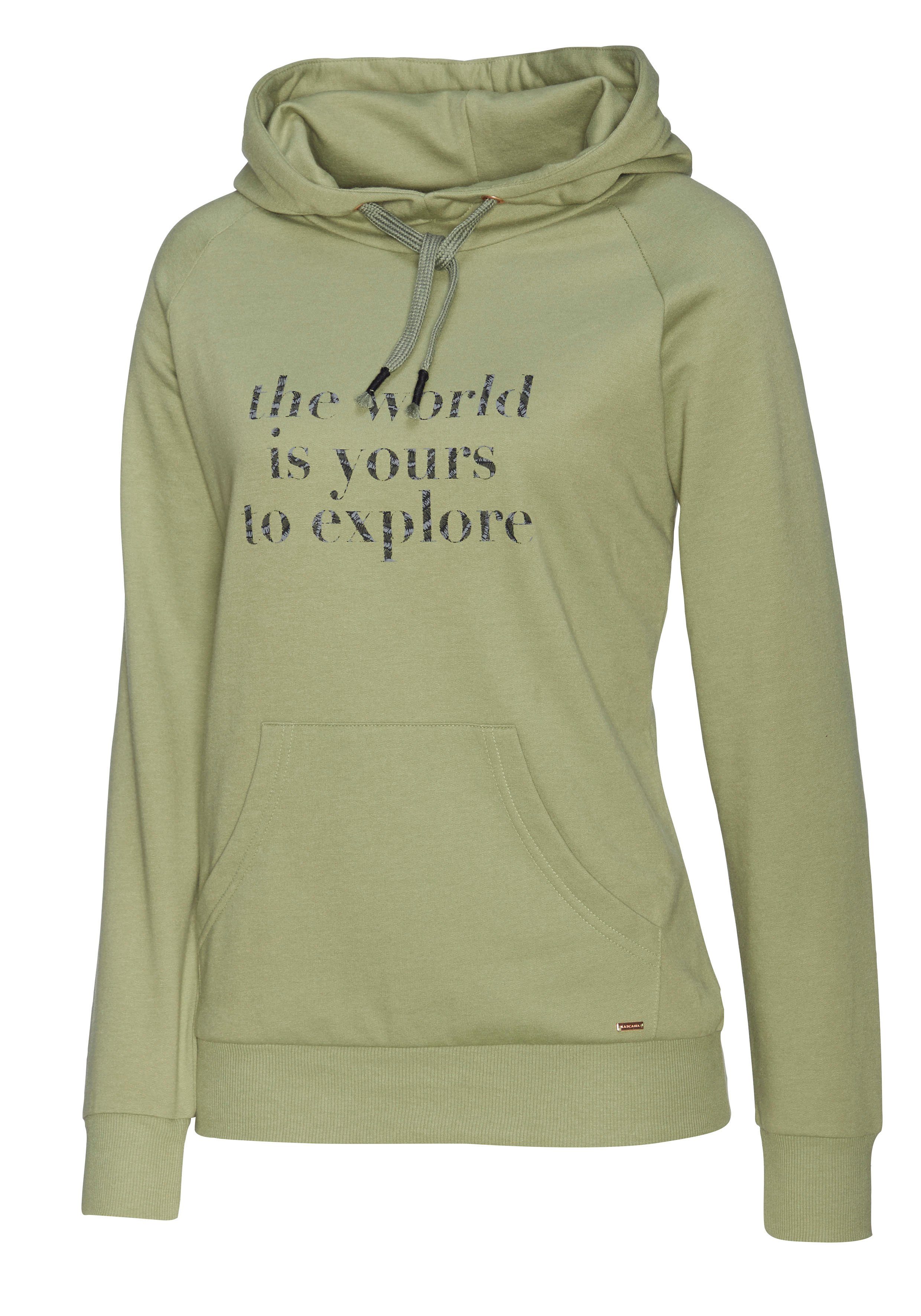 Lascana Hoodie met statement print, loungepak