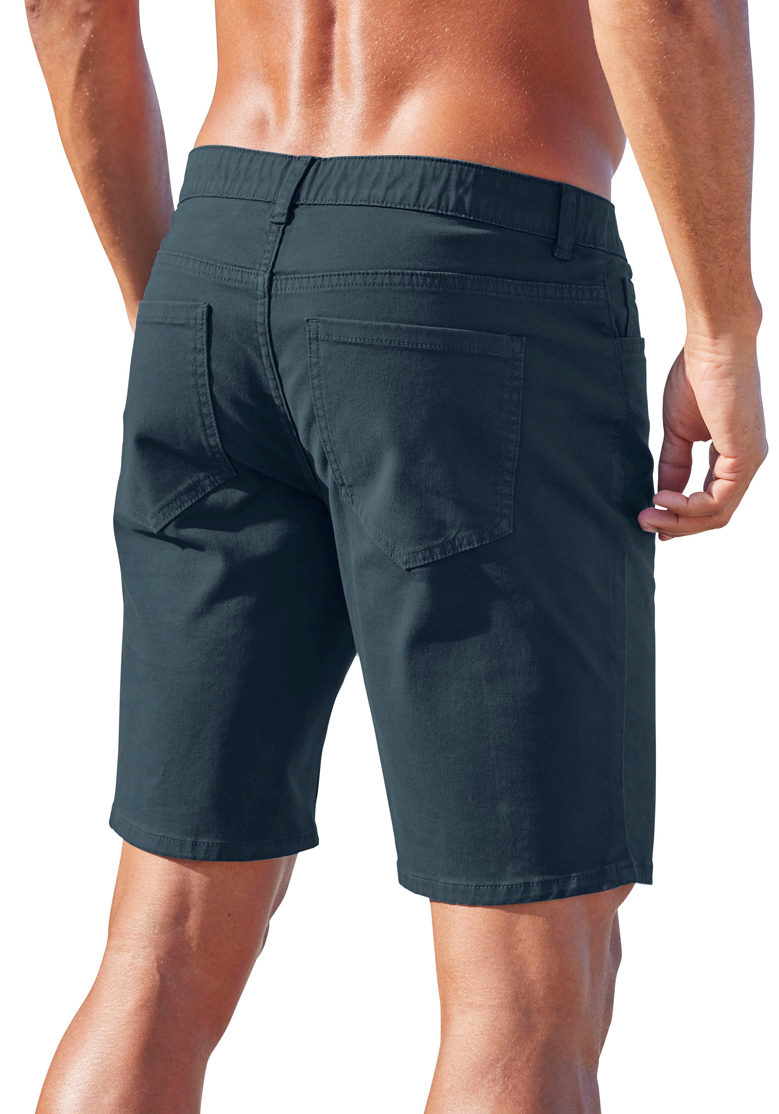 John Devin Chino-short Regular fit 5-pocket chino-shorts van elastische katoenkwaliteit