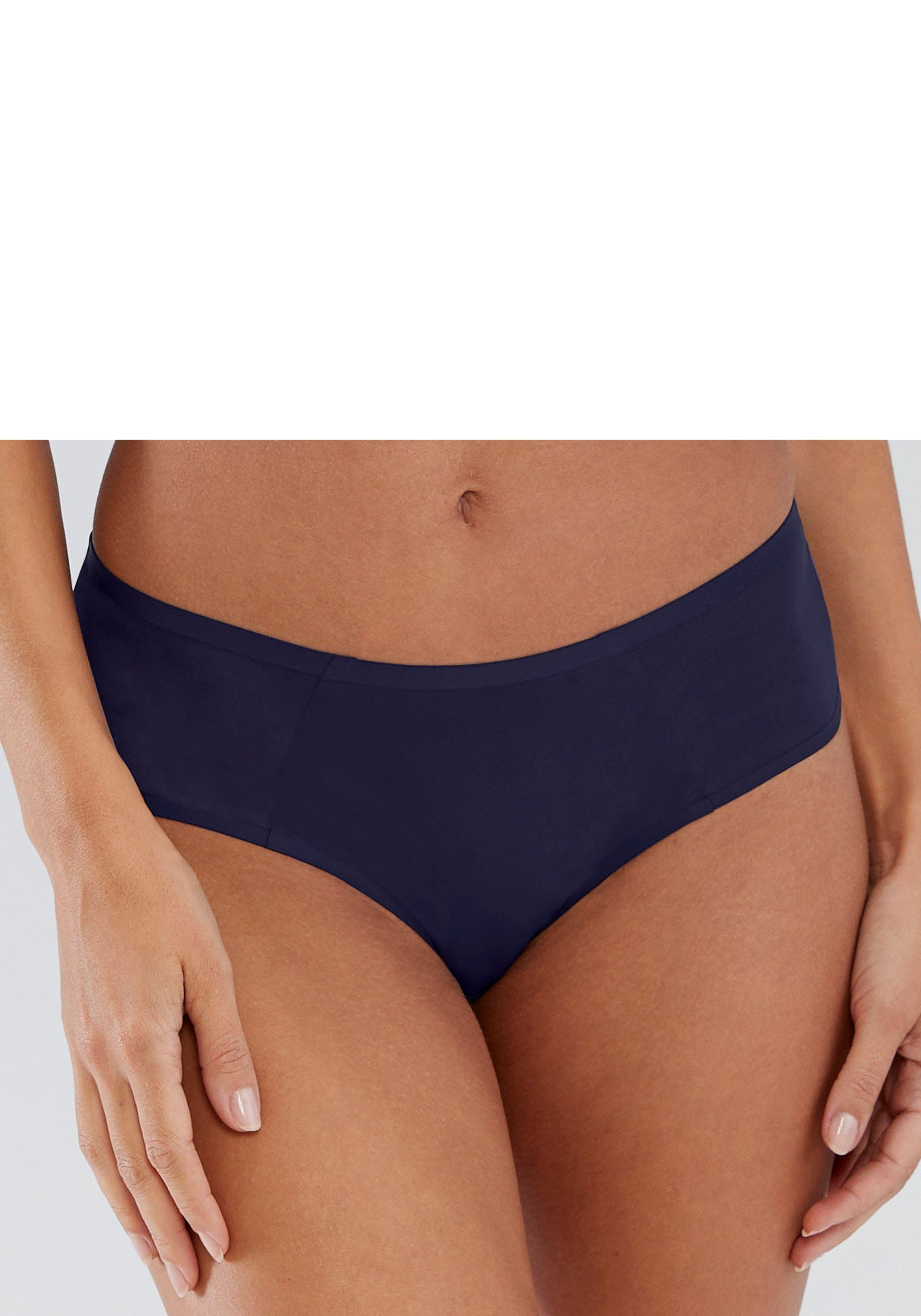 s.Oliver RED LABEL Beachwear Hipster Louise met mesh-inzetten opzij