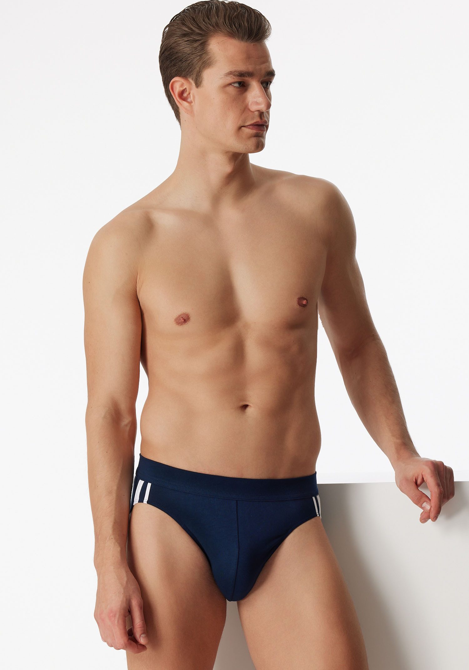 Schiesser Rio-slip 95/5 met zachte, tonale tailleband (3 stuks)