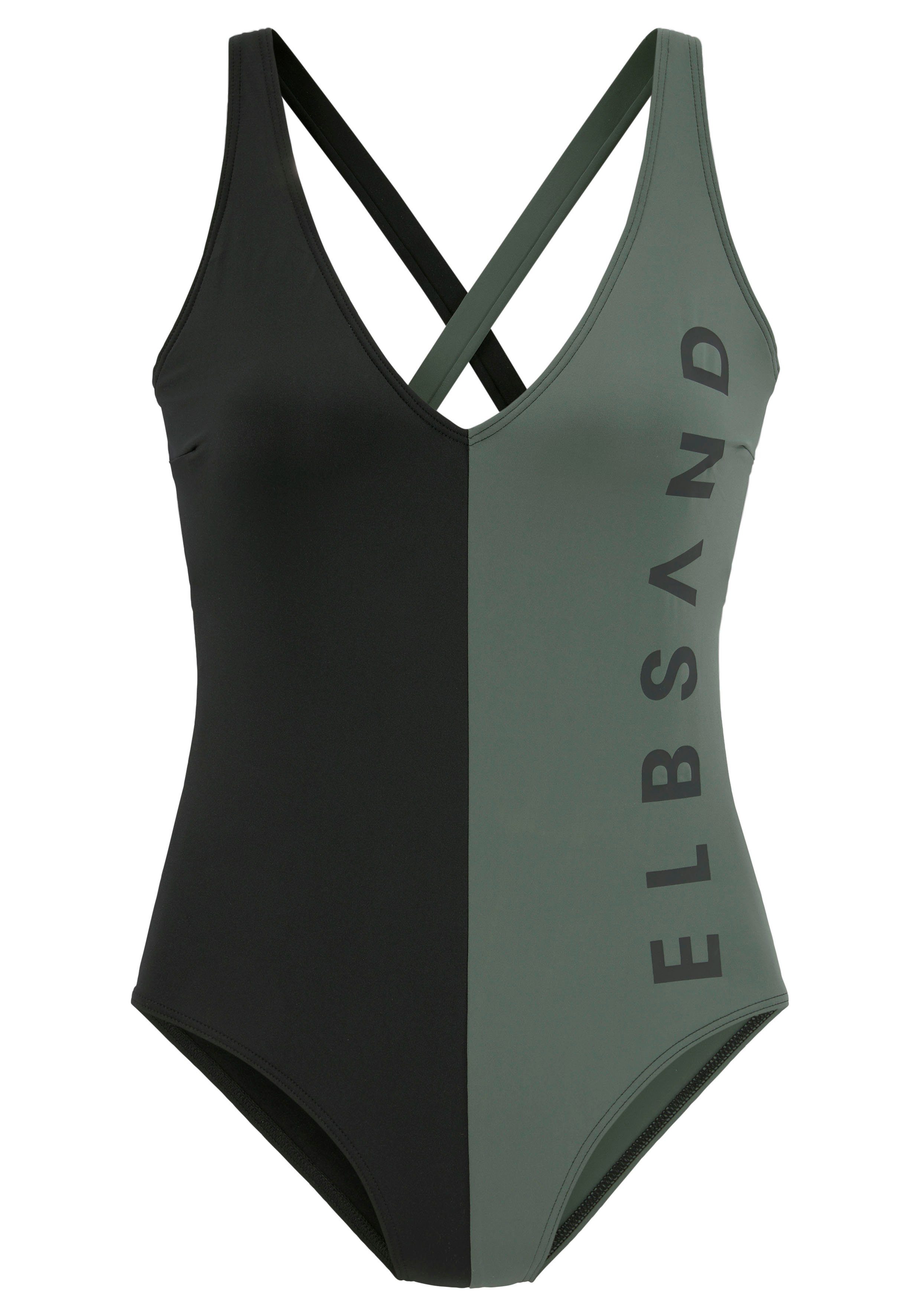 Elbsand Badpak met grote letters