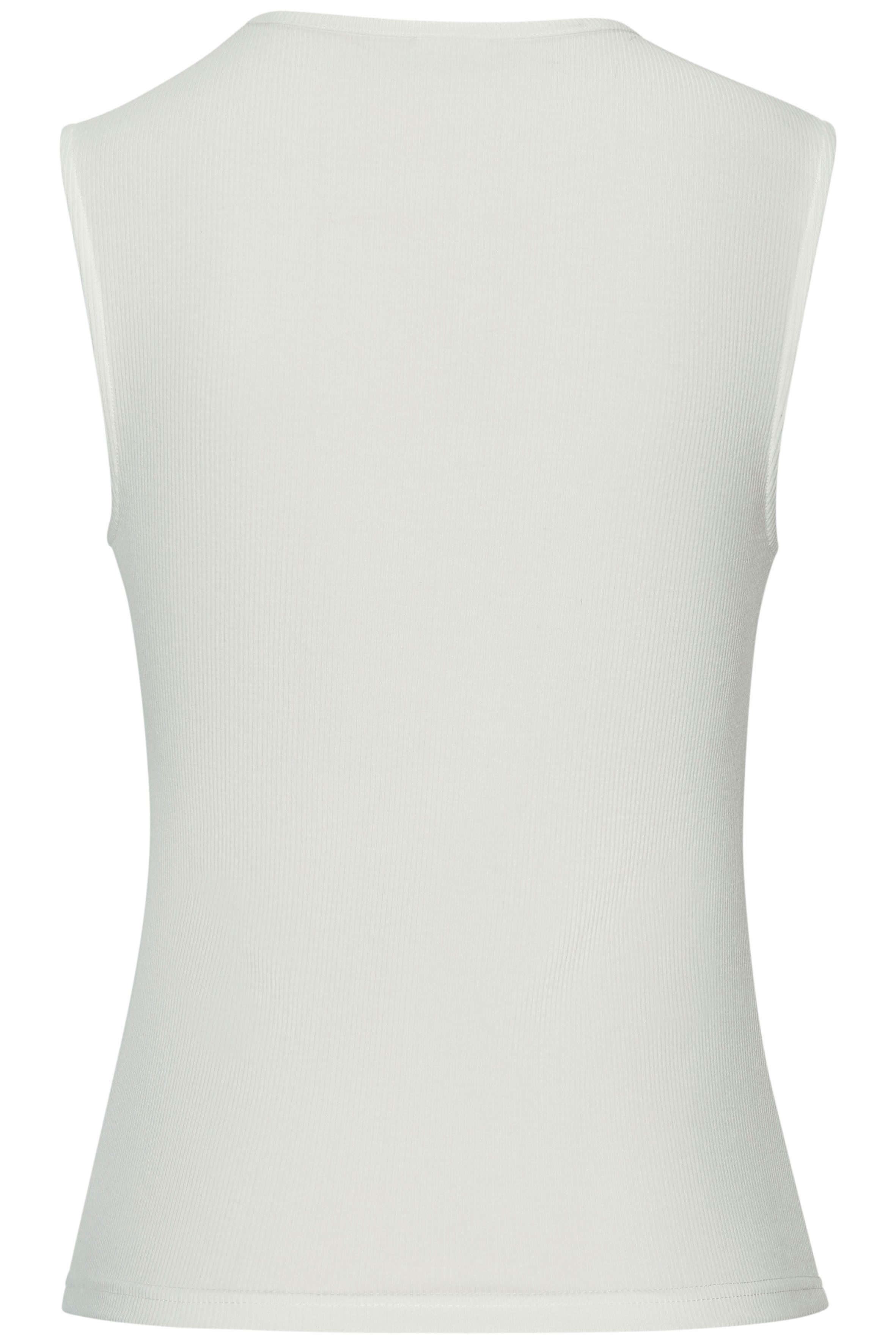 Lascana Geribde tanktop met vierkante halslijn, elastisch dametop, basic, elegant