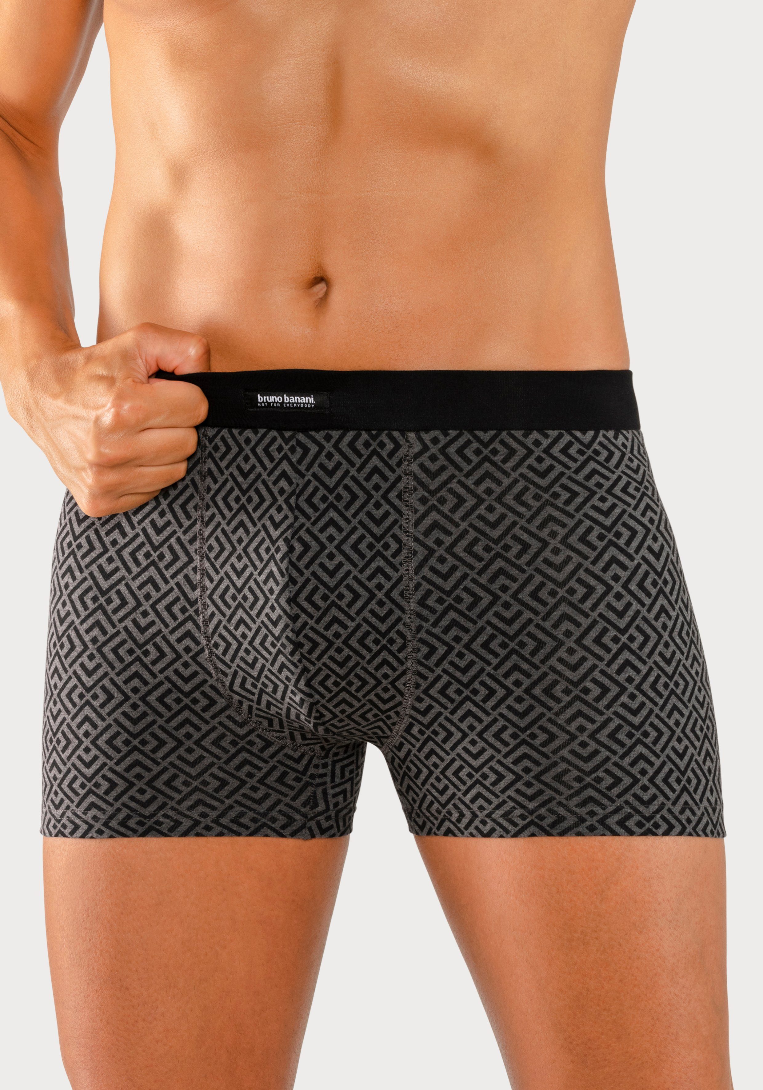 Bruno Banani Boxershort 1x met een modieuze print (set, 3 stuks)