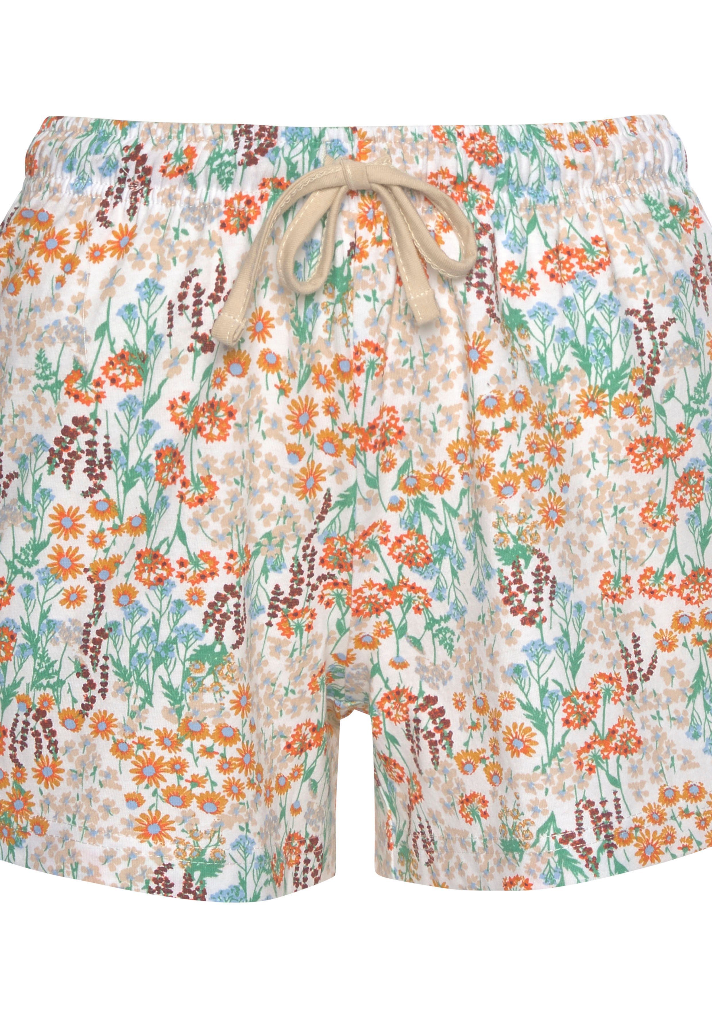 Vivance Dreams Shortama met frontprint (4-delig, Set van 2)