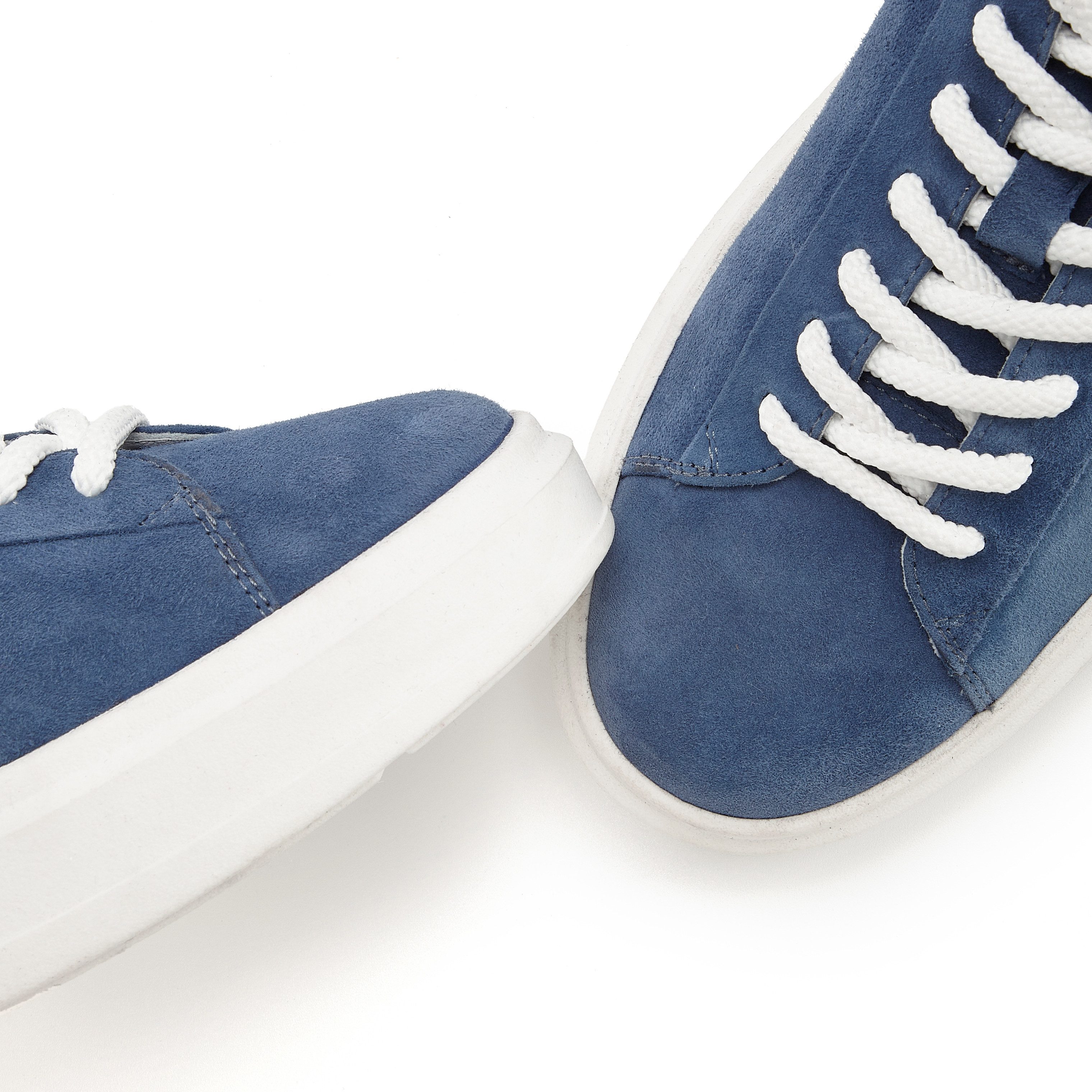 Elbsand Sneakers Veterschoen, vrijetijdsschoen van leer met modieuze plateaus zool