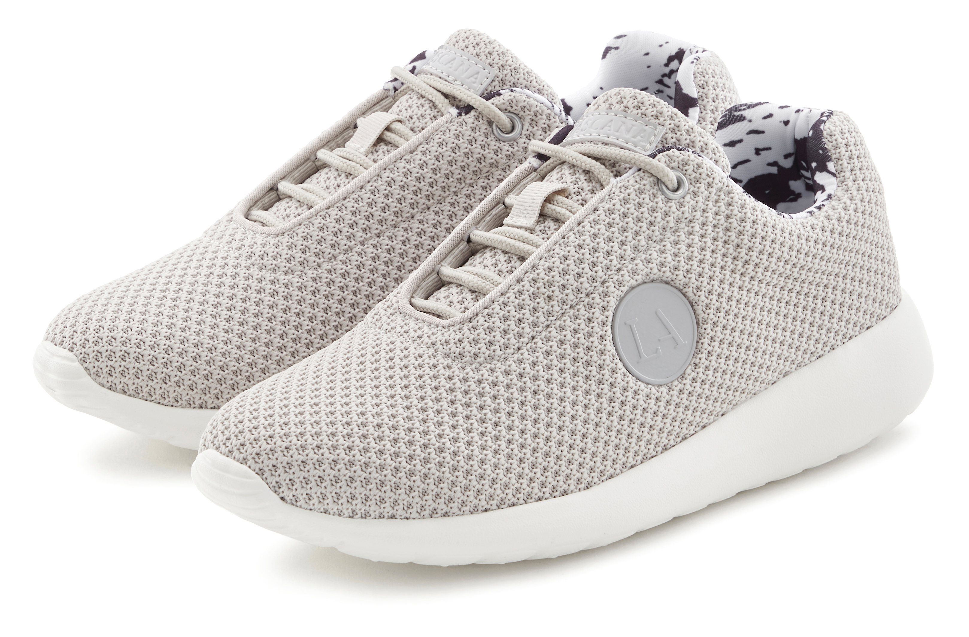 Active by Lascana Sneakers met comfort-binnenzool, veterschoen, vrijetijdsschoen vegan