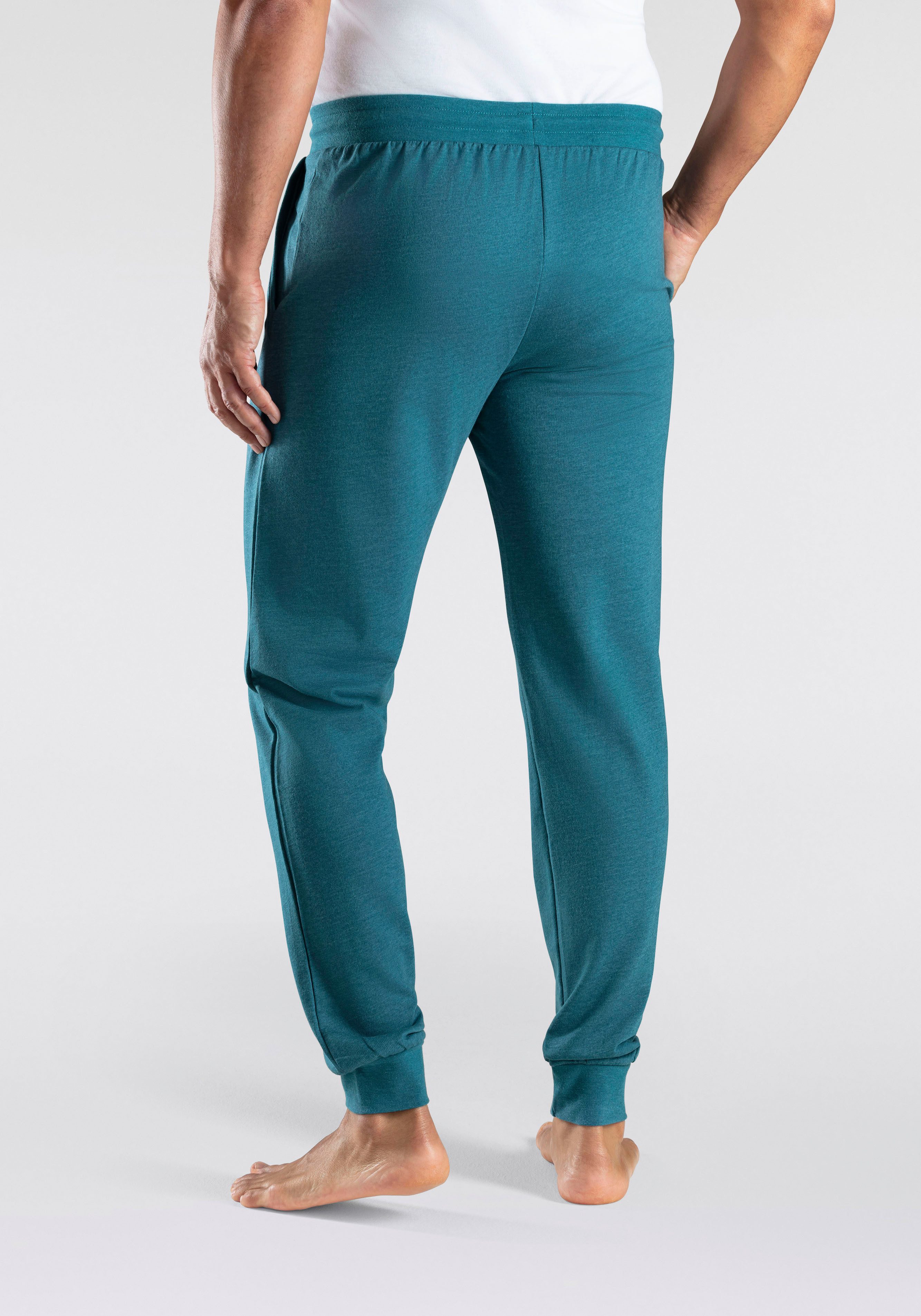 Bench. Loungewear Joggingbroek Joggingbroek met koord, van katoenmix