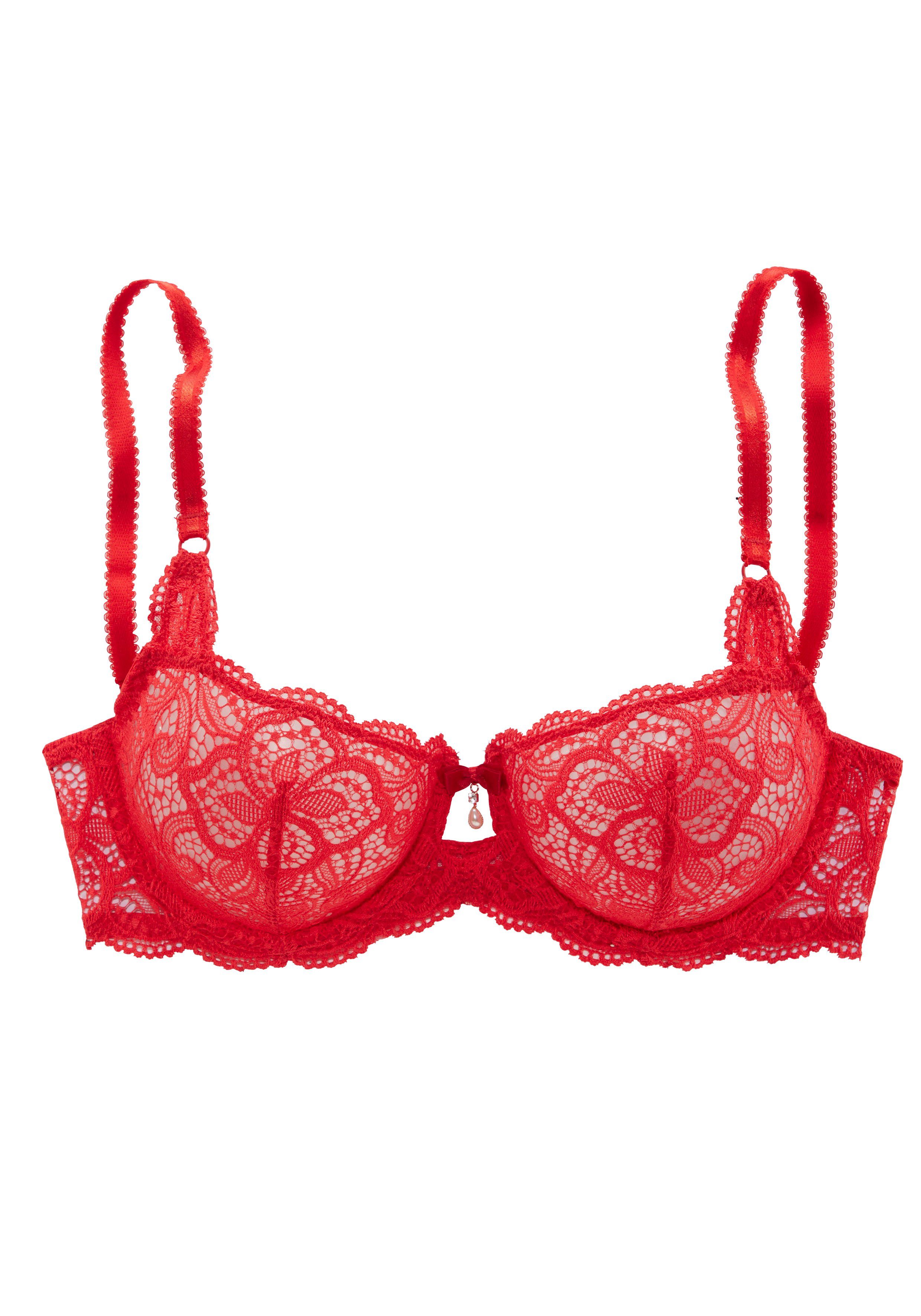 Lascana Beugel-bh Nikoletta van bloemige borduurlace, sexy lingerie
