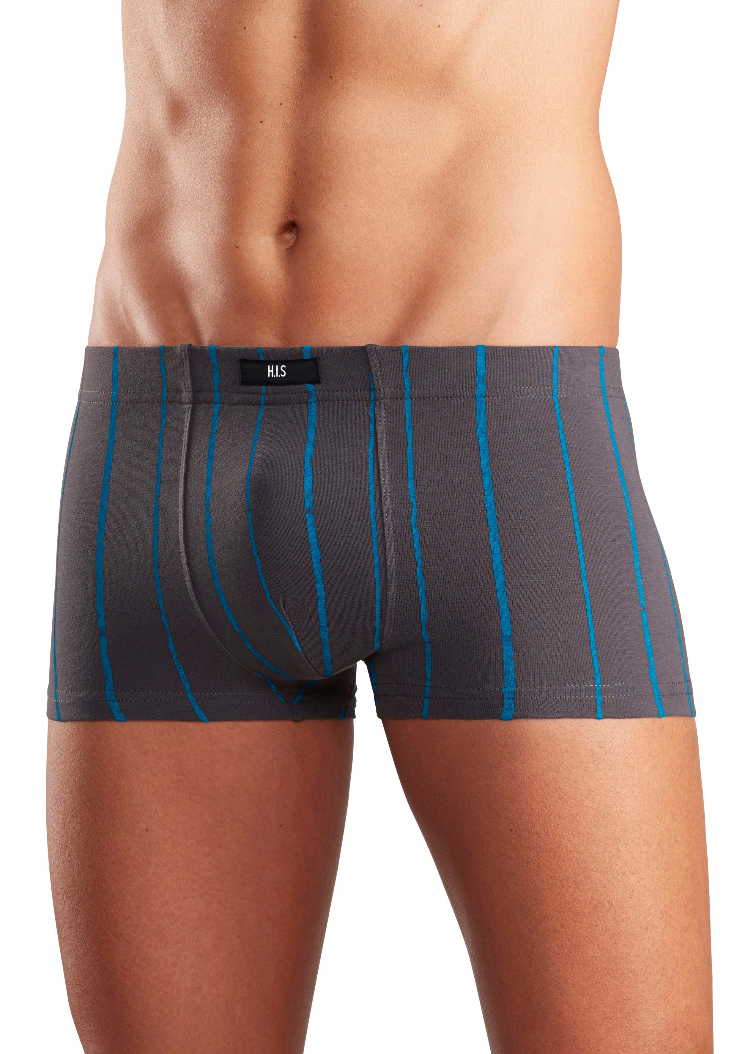 H.I.S Hipster strak zittende boxershorts van katoen-stretch (set, 5 stuks)