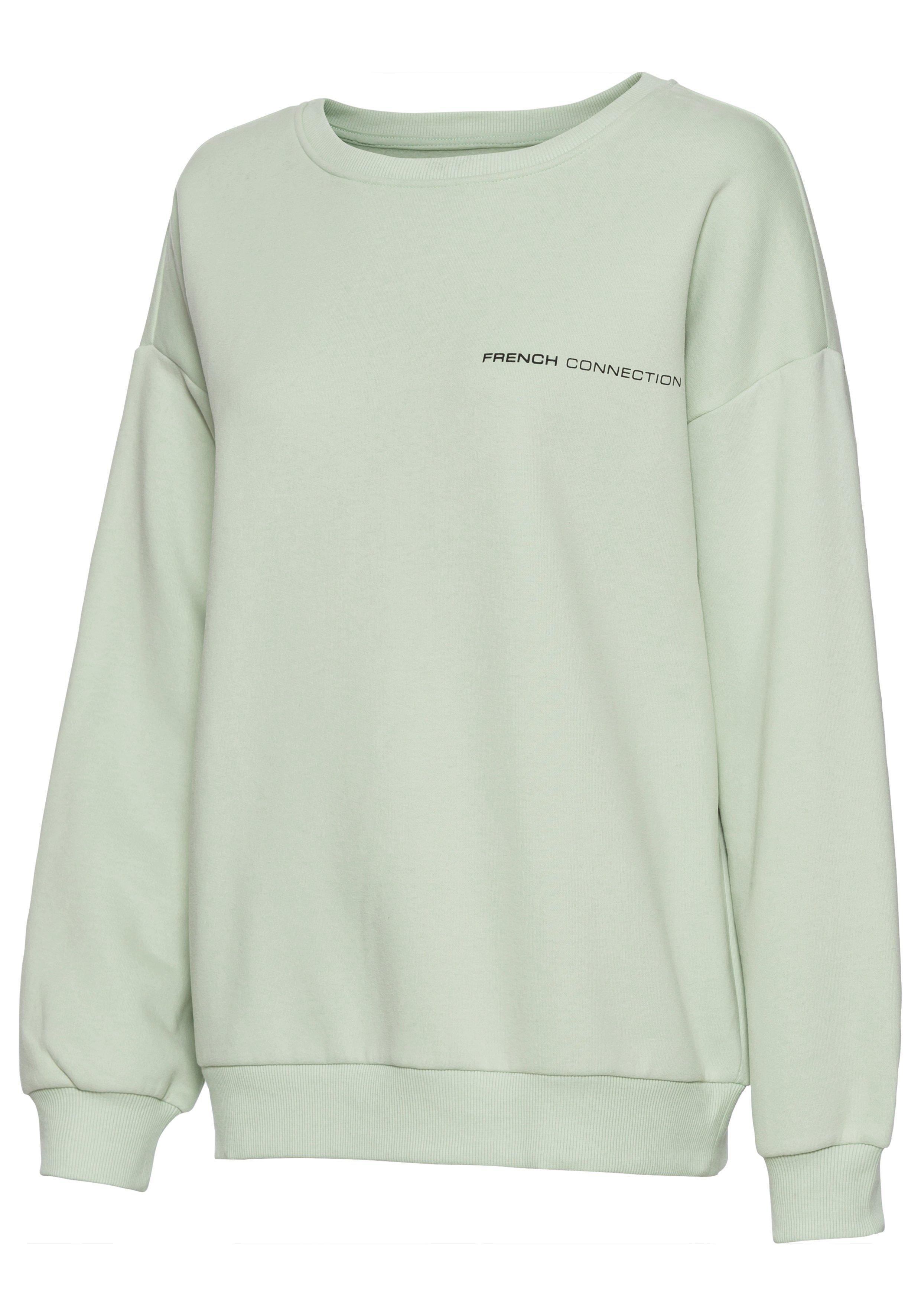 French Connection Sweatshirt met grote logoprint op de rug
