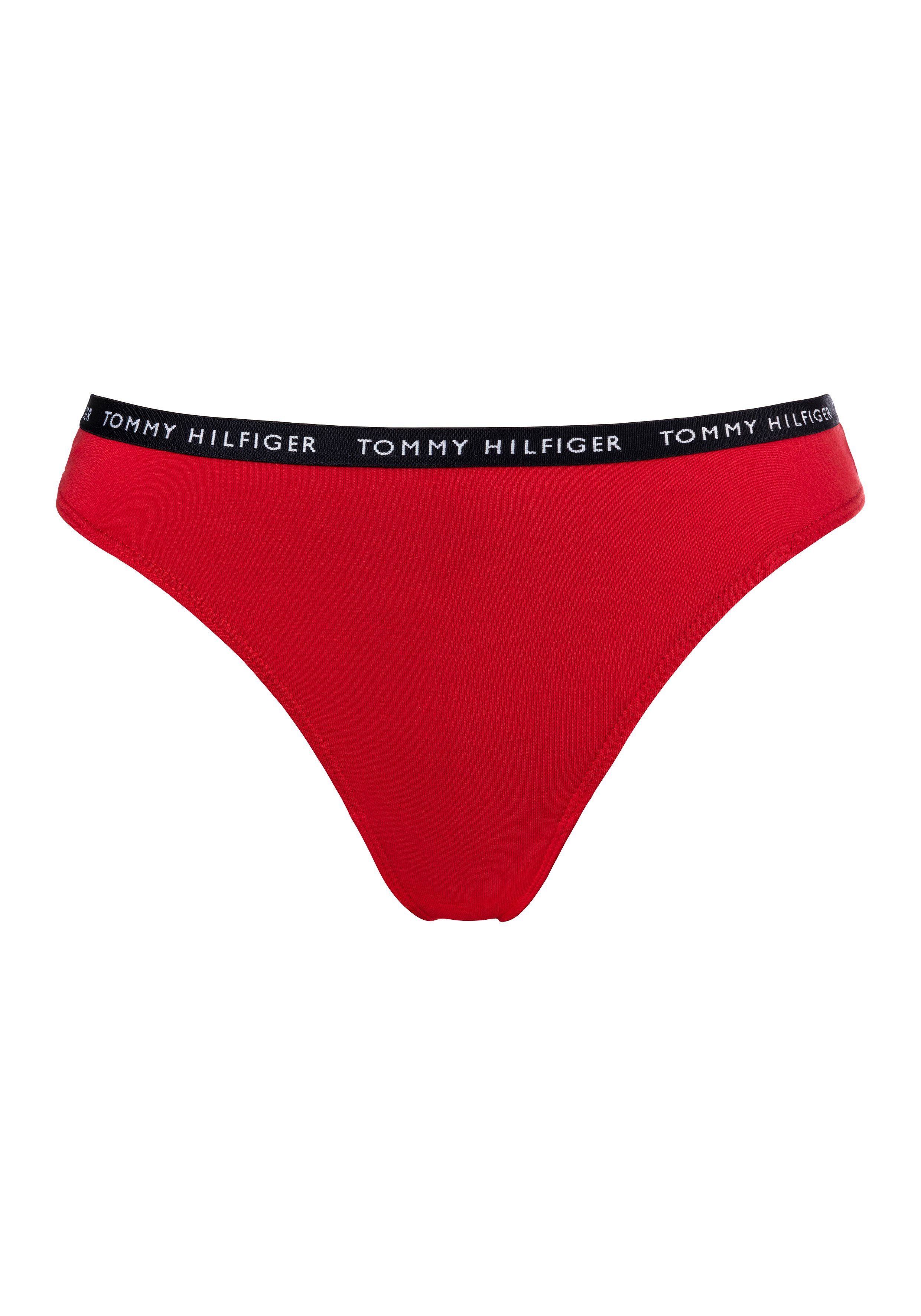 Tommy Hilfiger Underwear Slip met smalle logoboord (3 stuks)