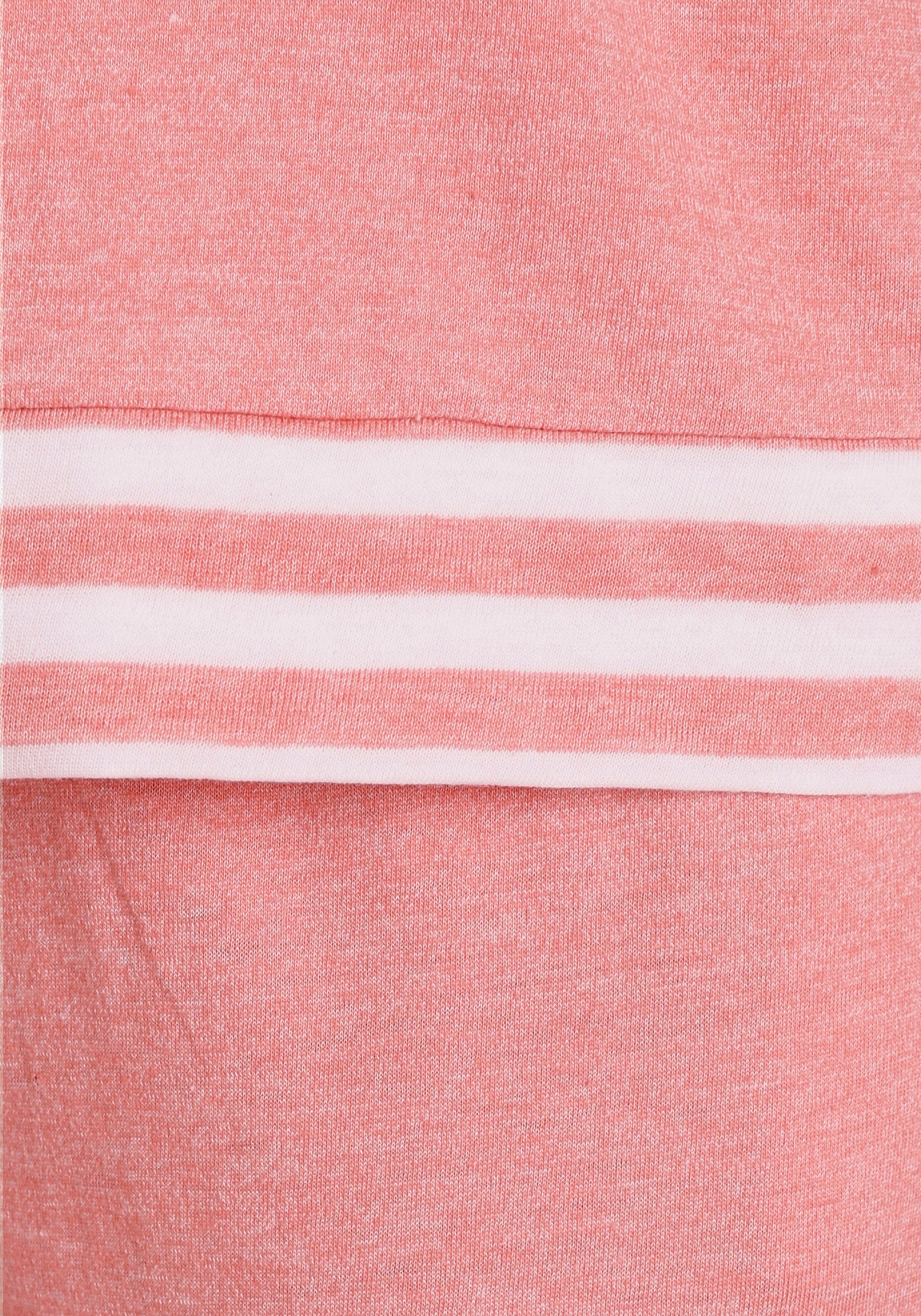 Vivance Dreams Pyjama met gestreepte boorden (2-delig)