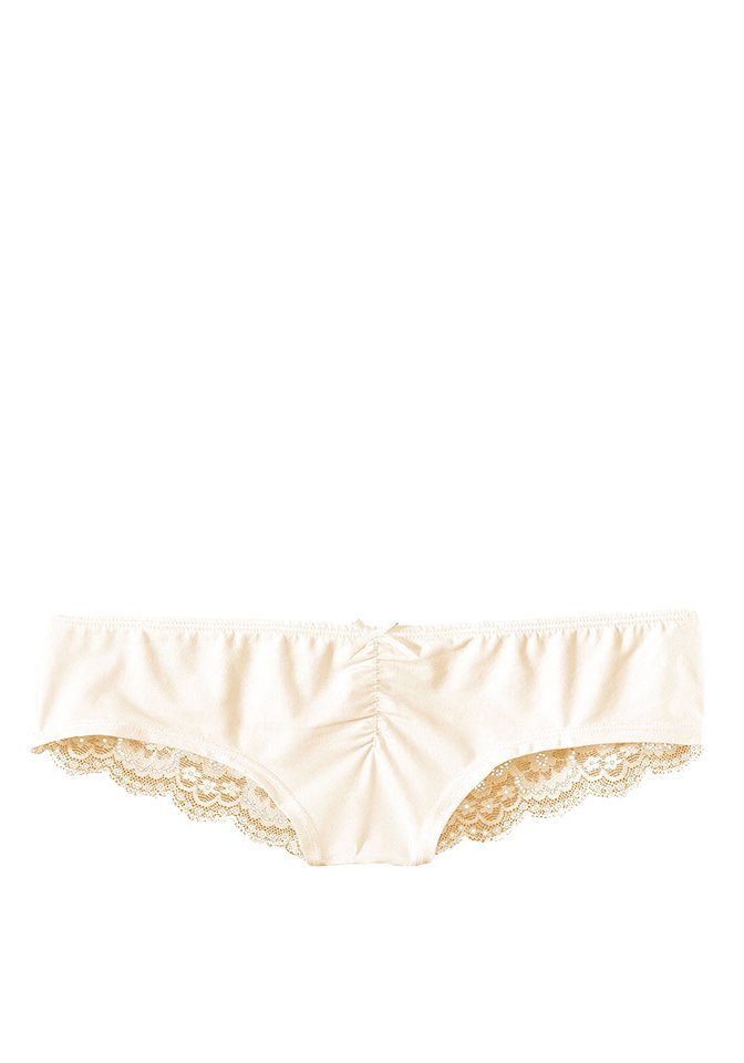 Lascana Brazilian slip met mooie kant achter slips wit