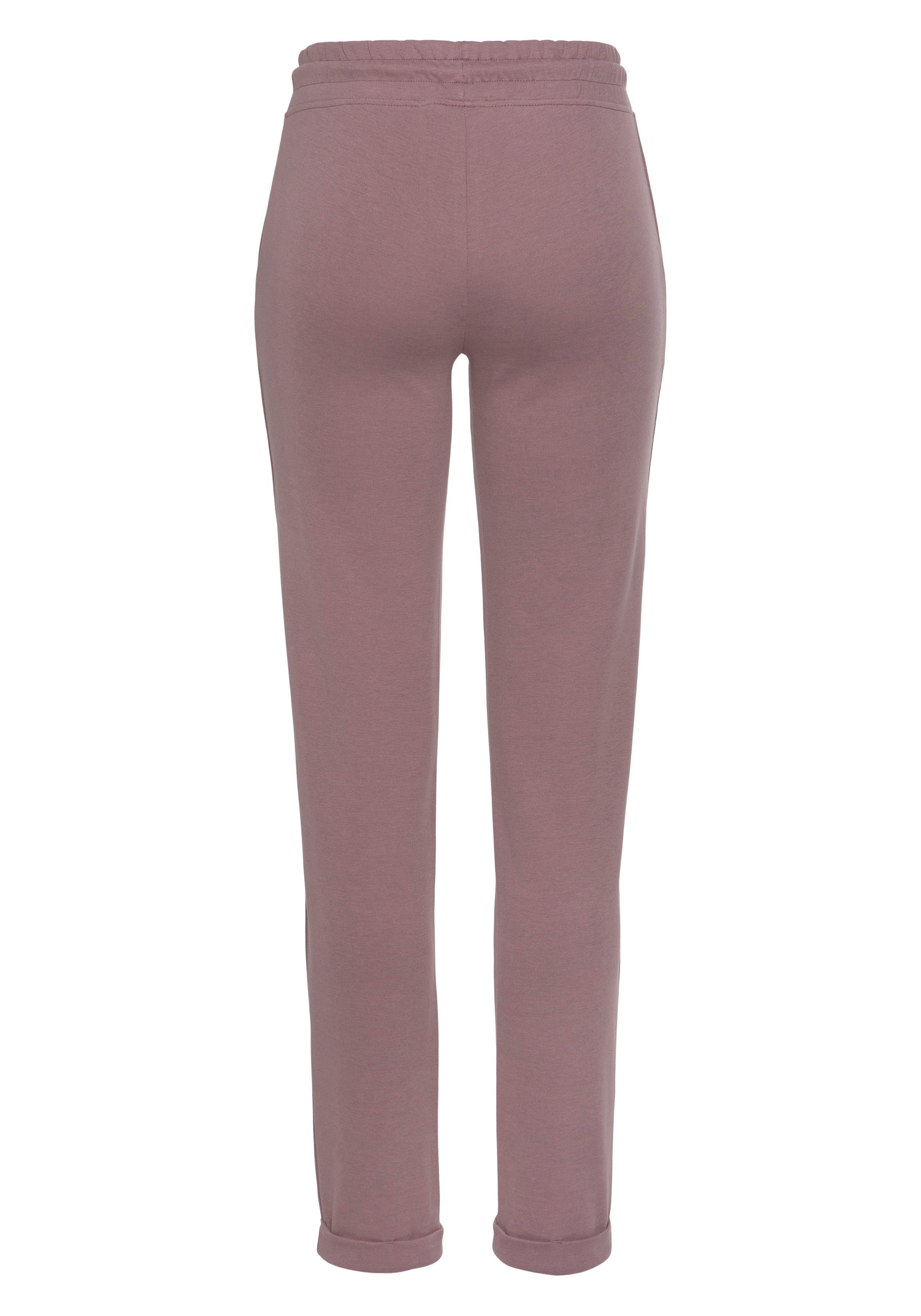 H.I.S Sweatbroek / relaxbroek / sweatbroek Slipbroek met kleine omslag aan de zoom, loungewear