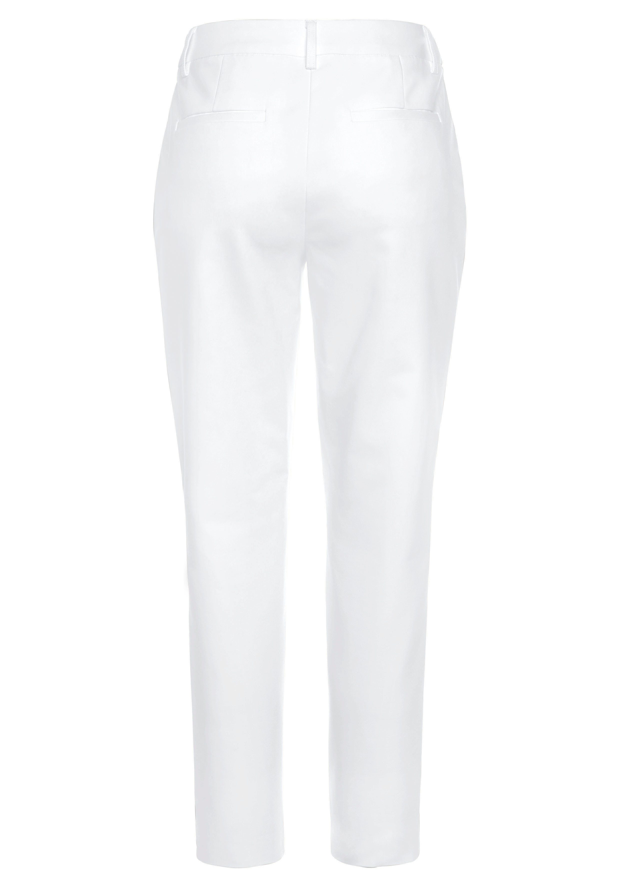 Lascana Chino in verkorte lengte, stofbroek in smalle pasvorm, casual-chic