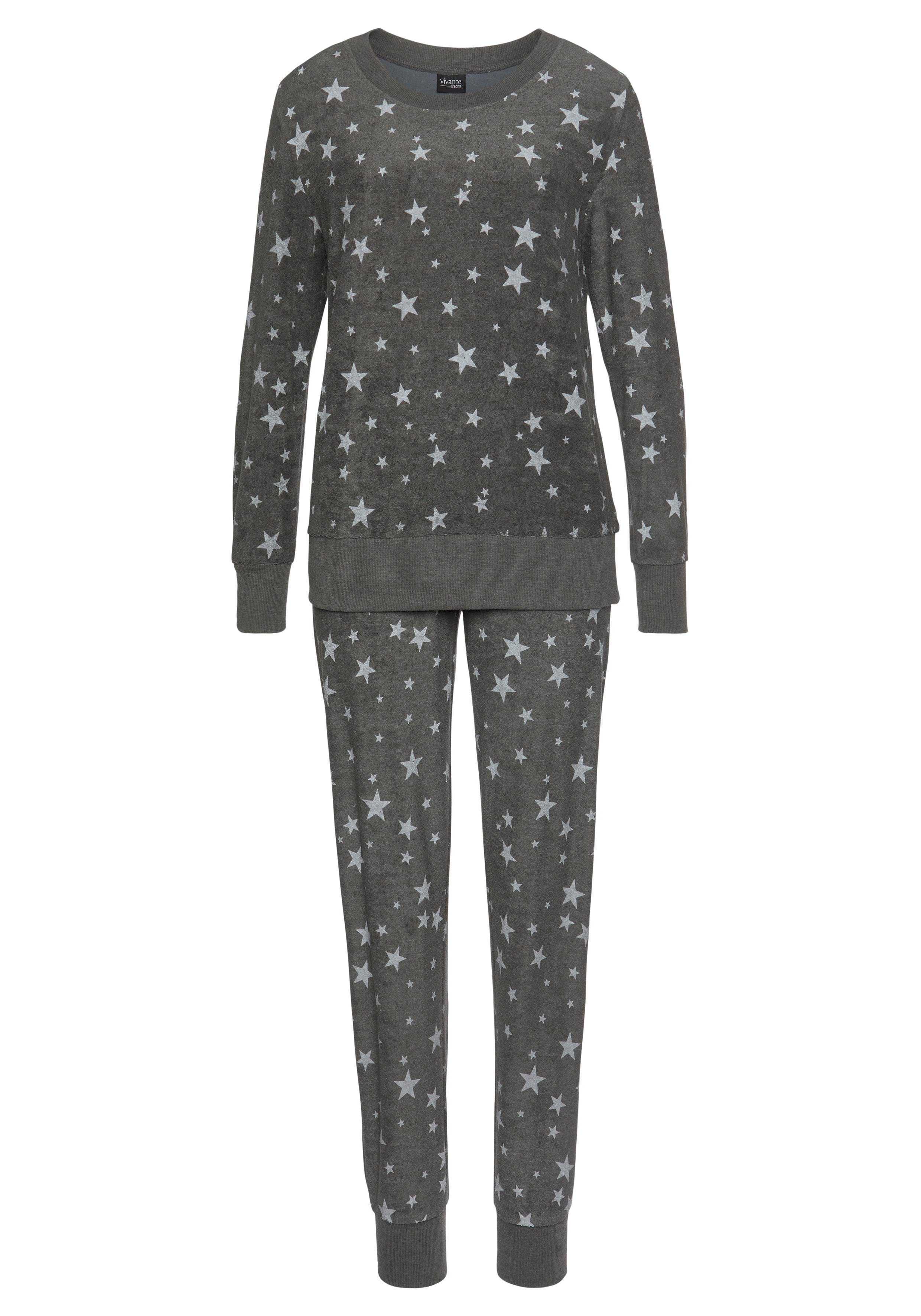 Vivance Dreams Pyjama met print all-over (2-delig, 1 stuk)