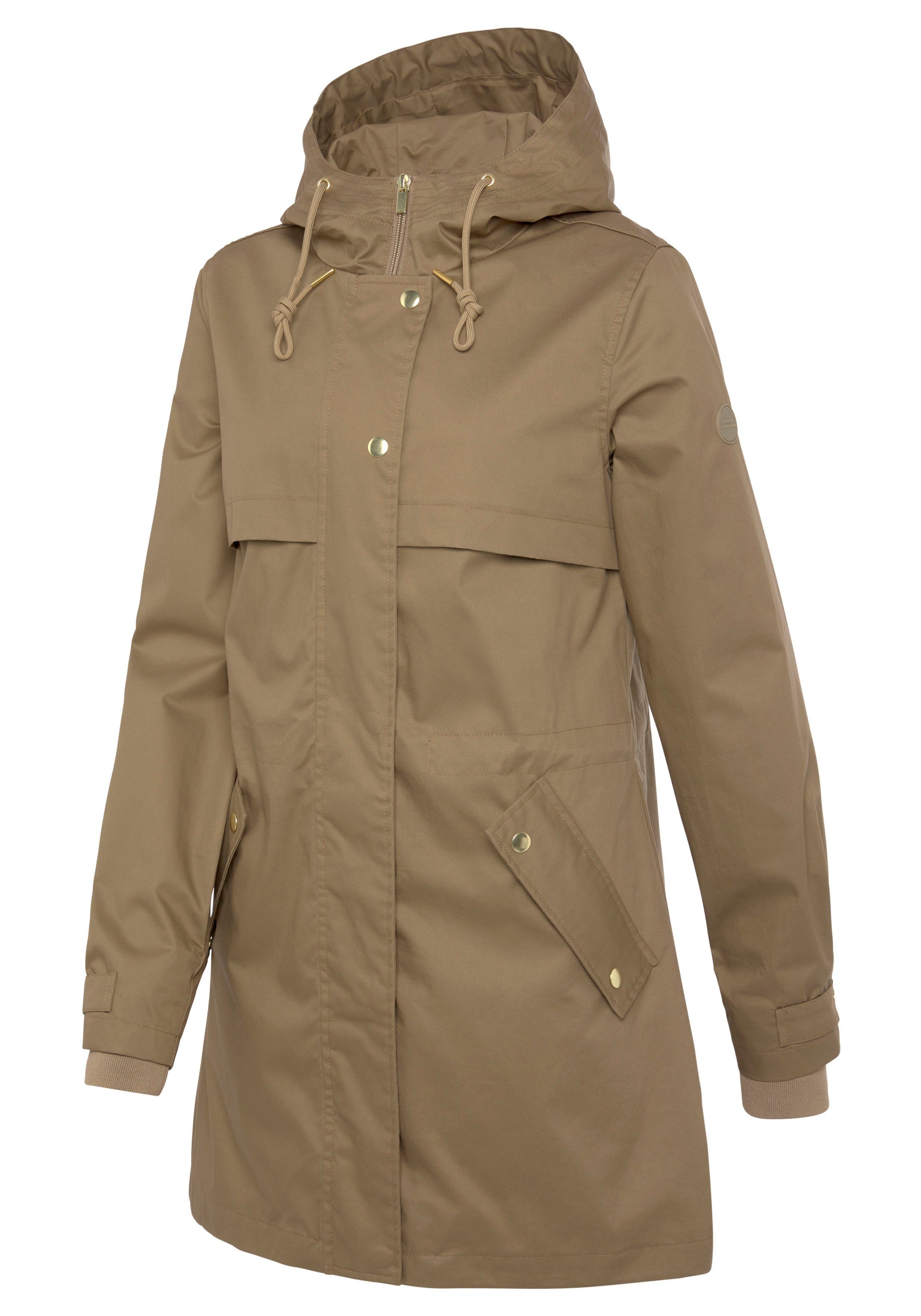 French Connection Allweatherjack met een capuchon