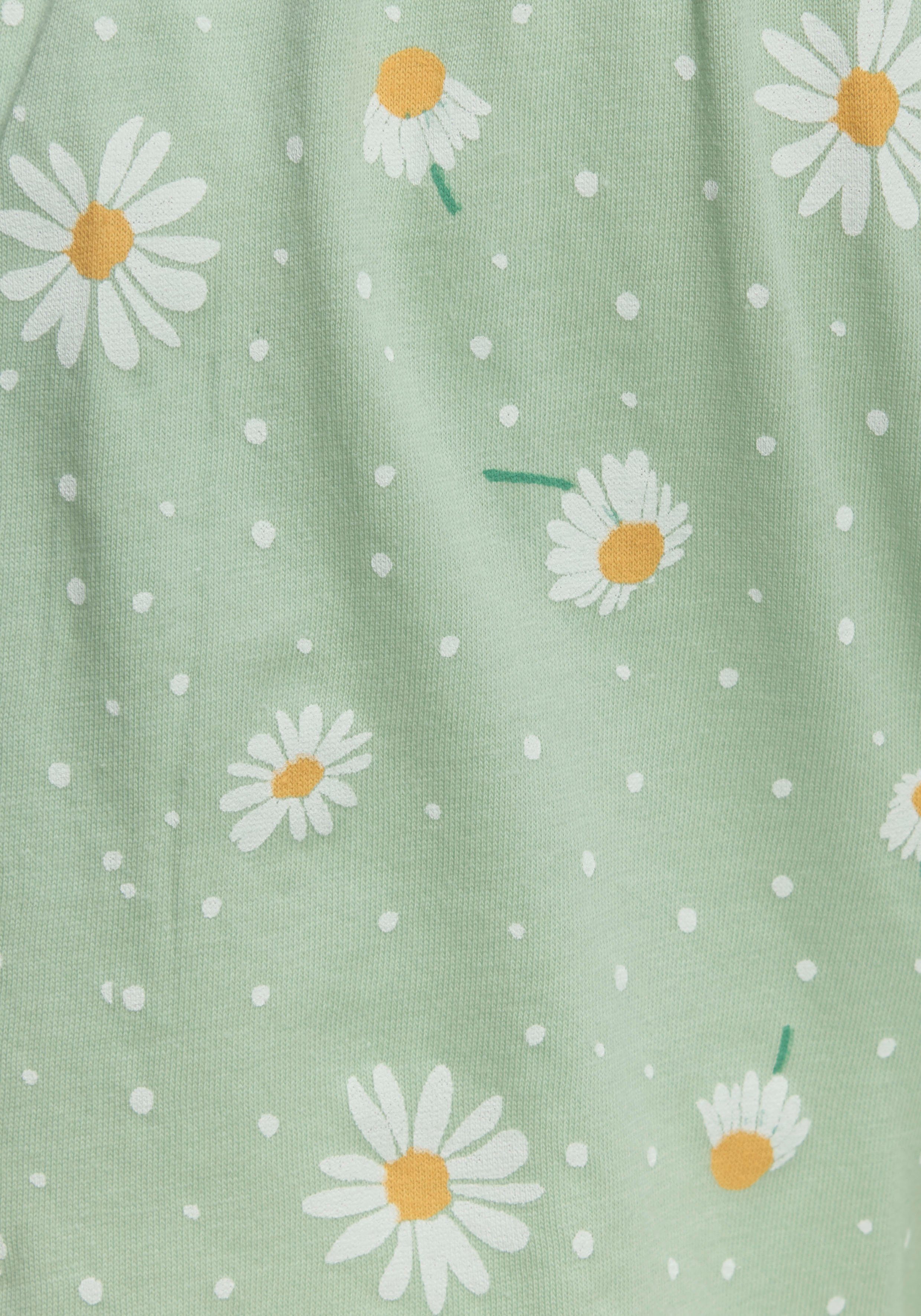 Vivance Dreams Shortama met madeliefje-print (2-delig, 1 stuk)