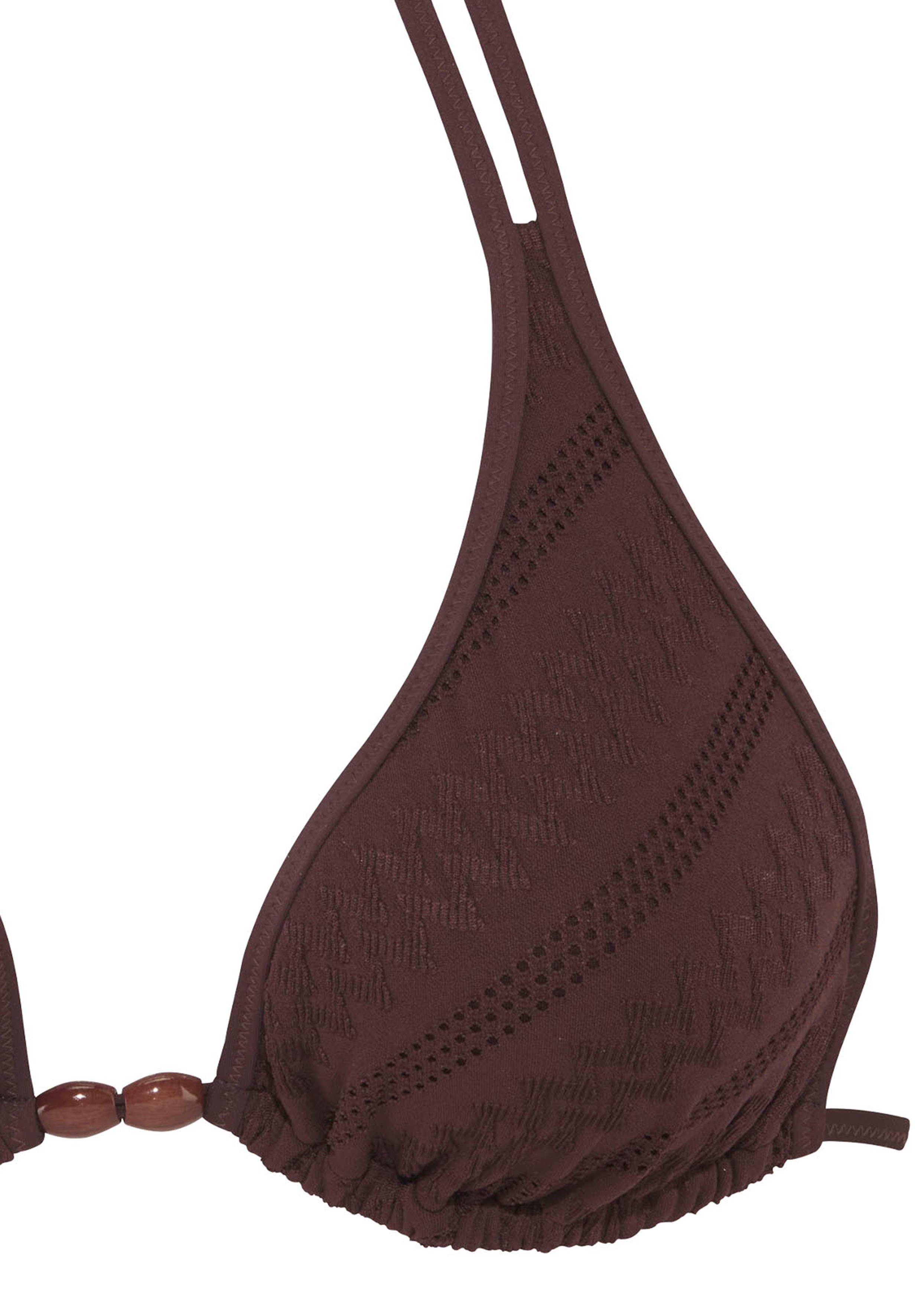 s.Oliver RED LABEL Beachwear Triangelbikini Naila met structuur (set)