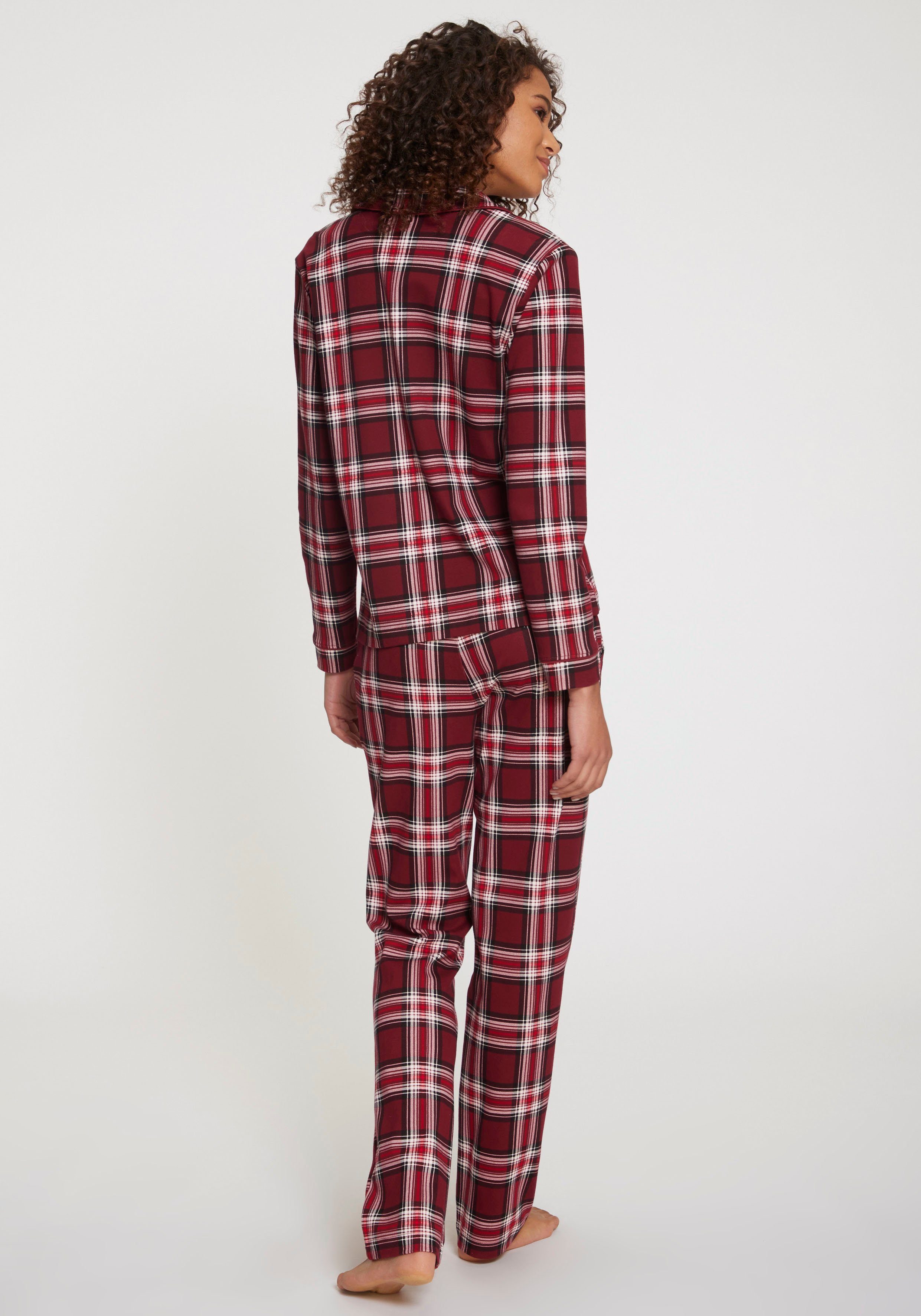 Lascana Pyjama incl. slaapmasker (set, 3-delig)