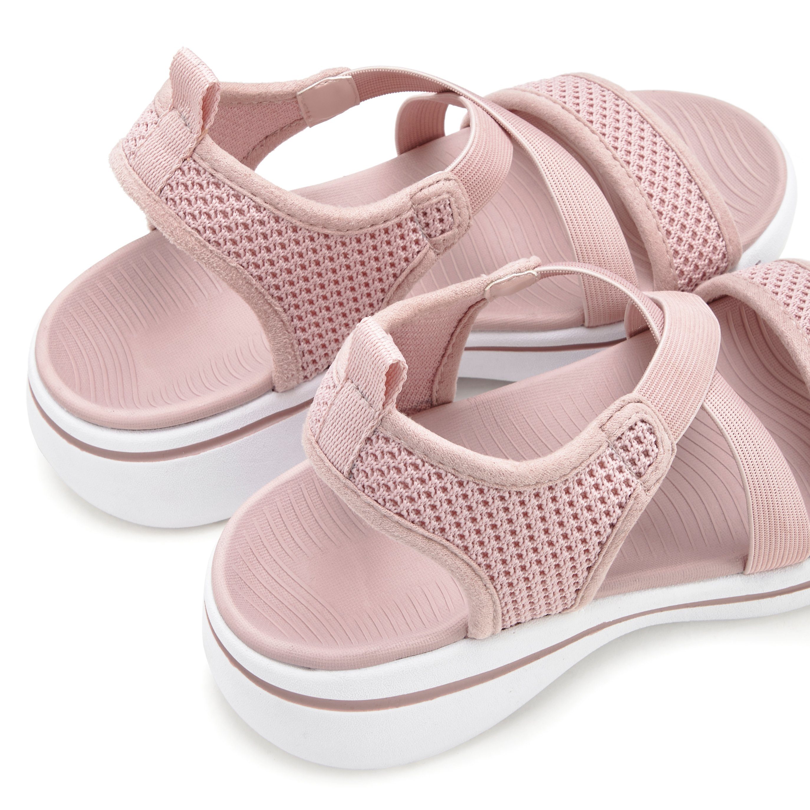 Lascana Sandalen Zomerschoen, sandaaltje Sandalette, zomerschoen met lichte zool & elastische banden VEGAN