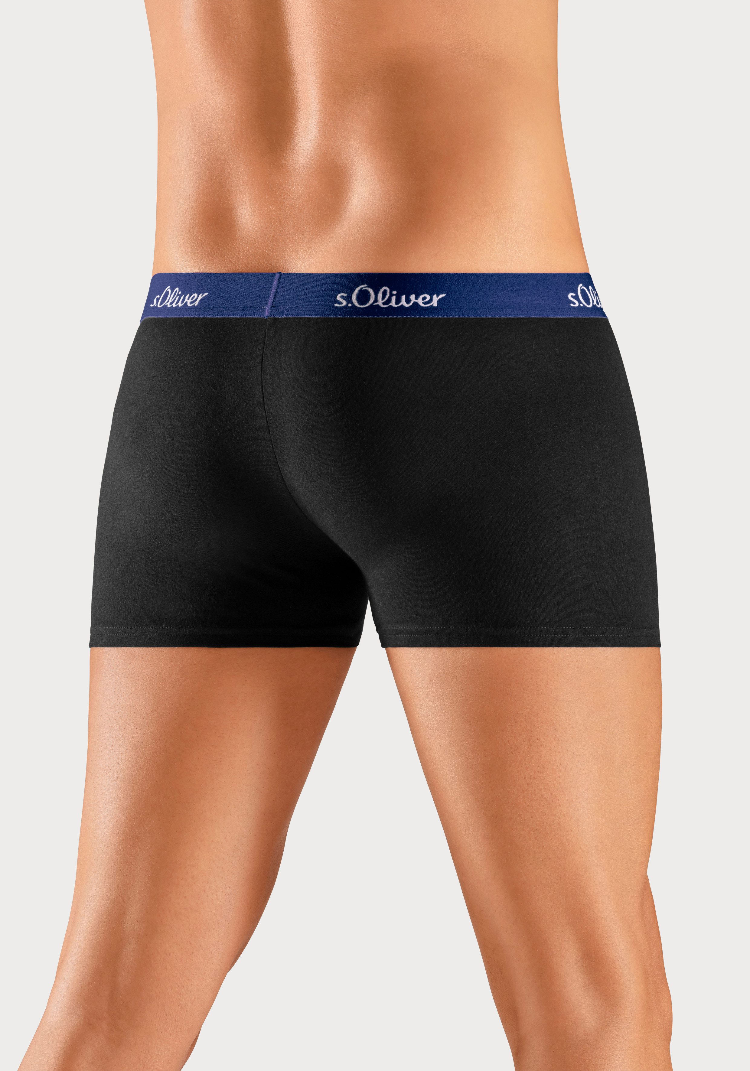 s.Oliver RED LABEL Beachwear Boxershort voor heren klassieke basis voor elke garderobe (3 stuks)