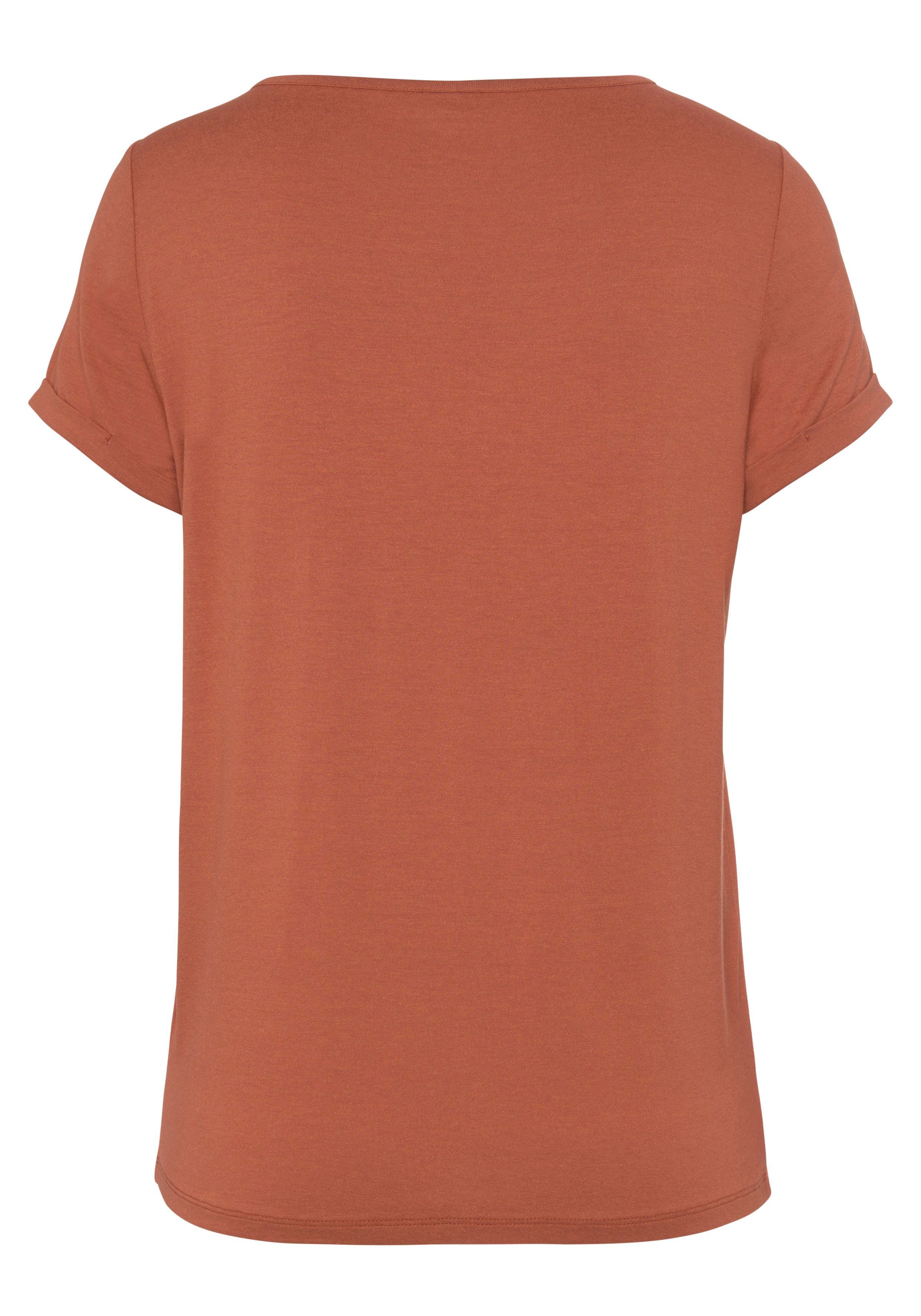 Lascana Pyjama top in zachte viscosemix