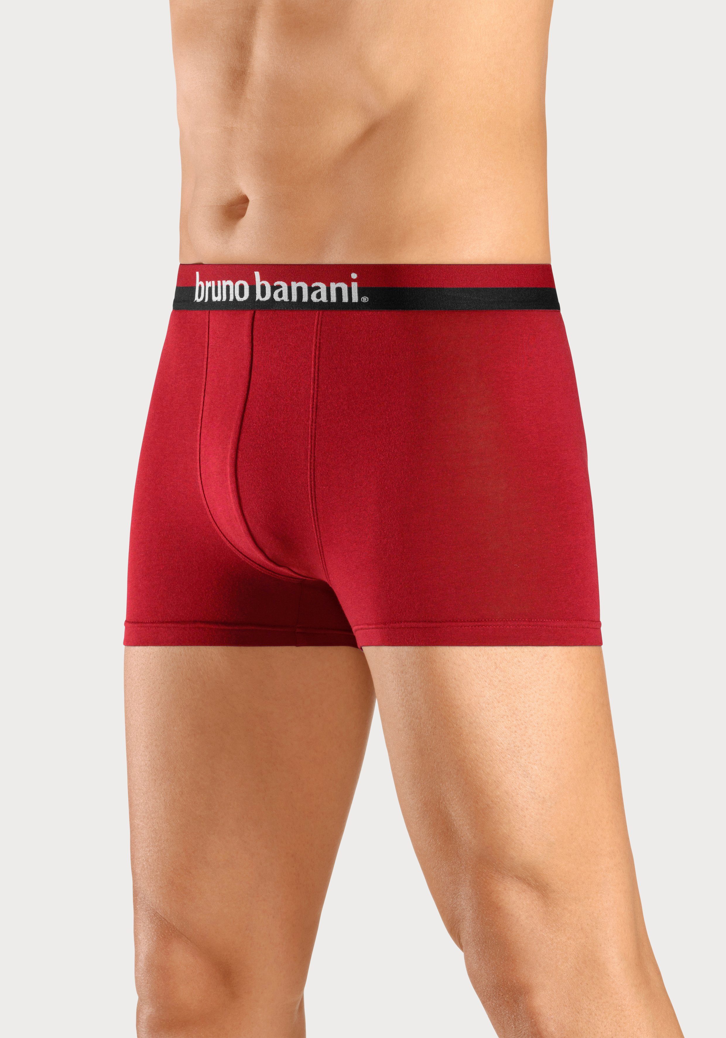 Bruno Banani Boxershort met superieure logoprint op de band (set, 4 stuks)