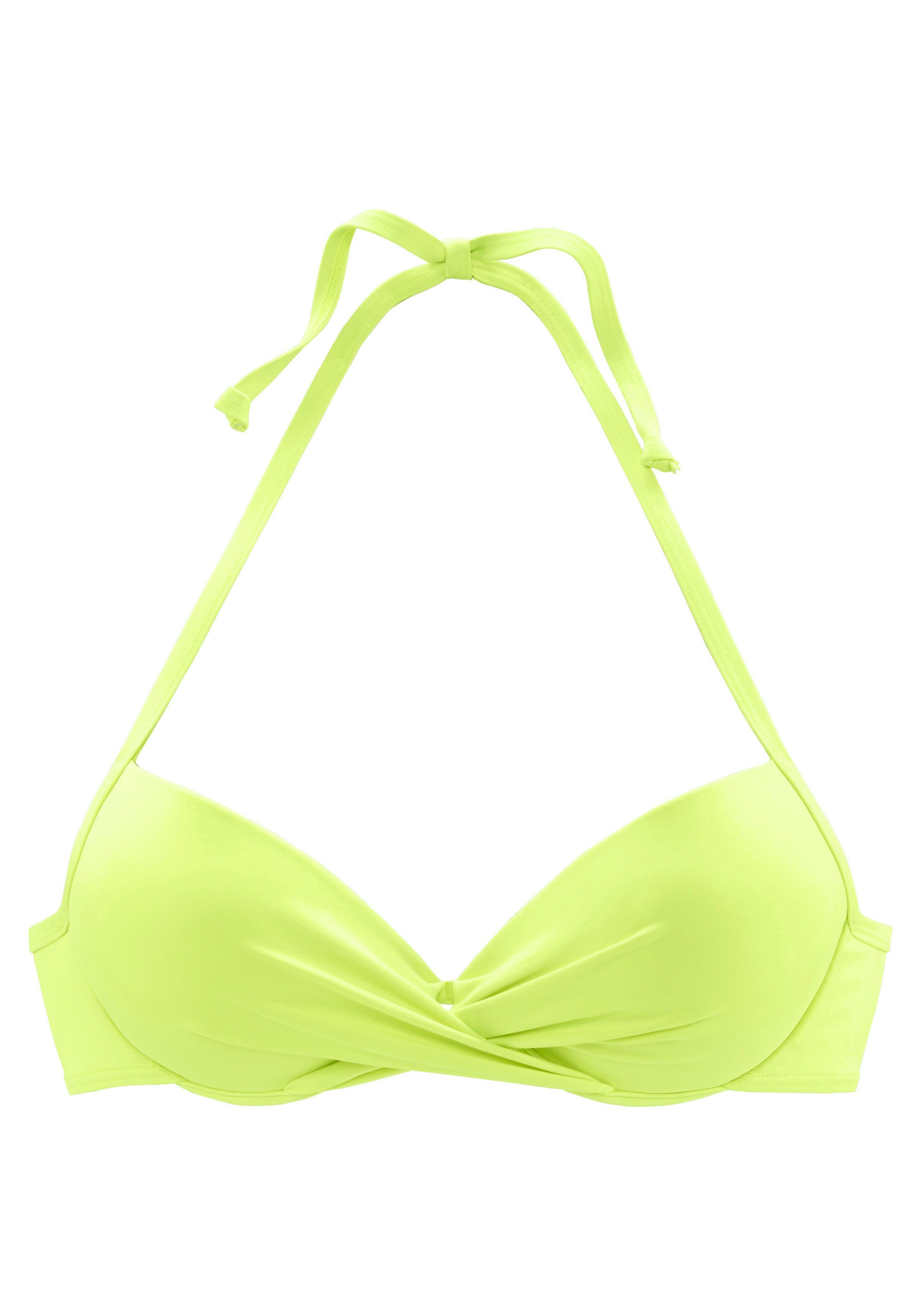 s.Oliver RED LABEL Beachwear Push-upbikinitop Spain in wikkellook