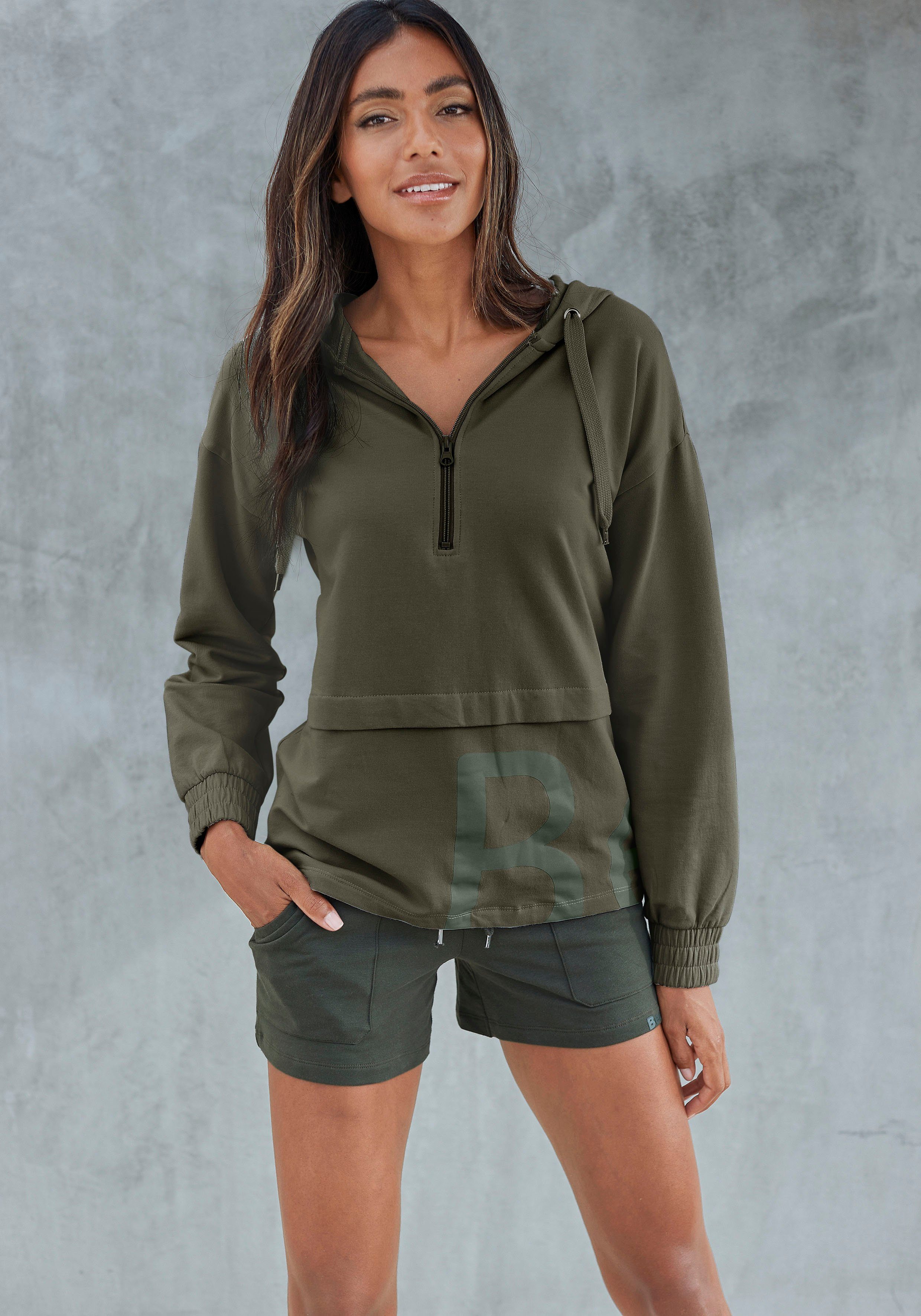 Bench. Loungewear Hoodie met rits, loungewear, loungepak