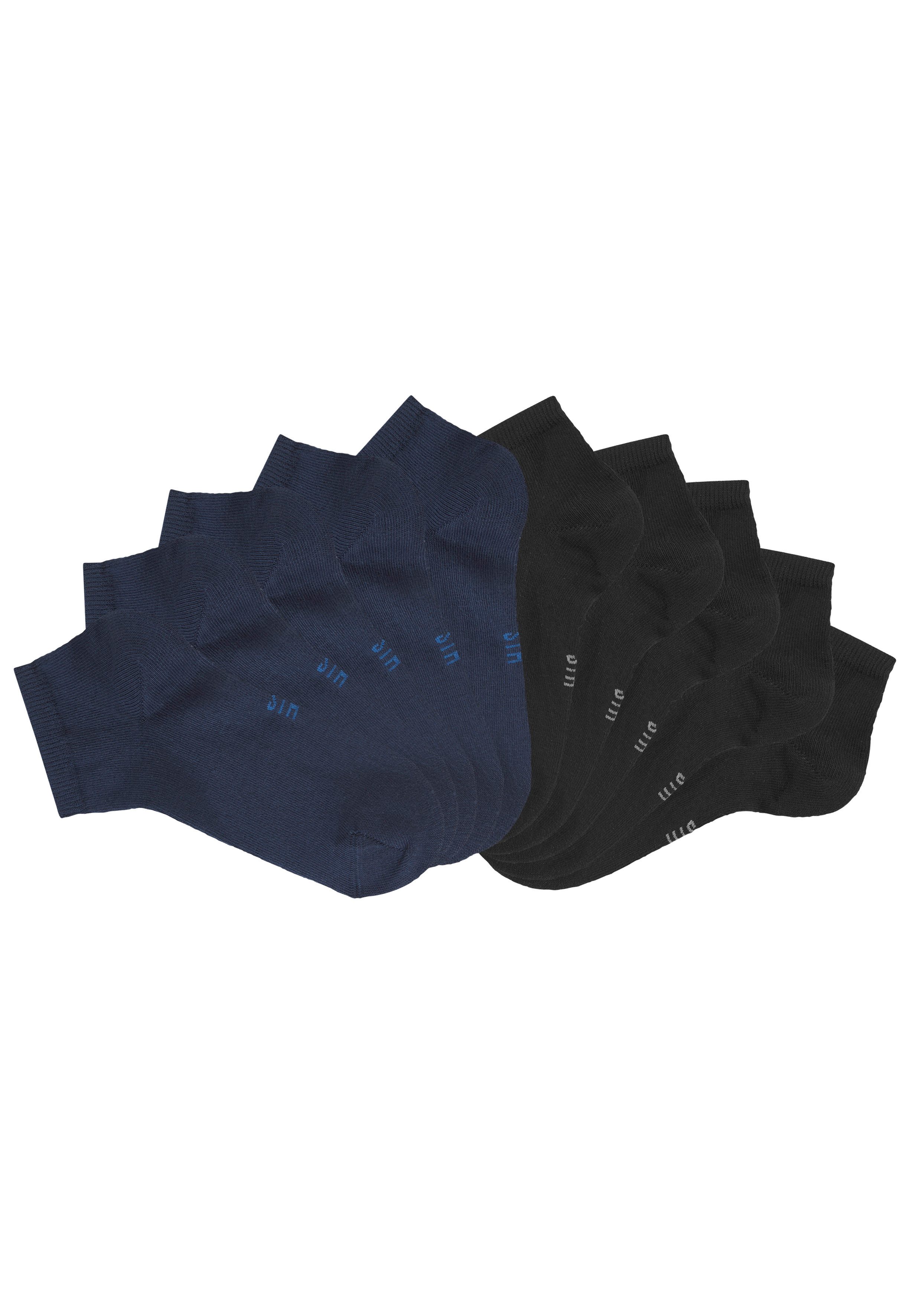 H.I.S Basic sokken twee lengtes in combipack (set, 20 paar)