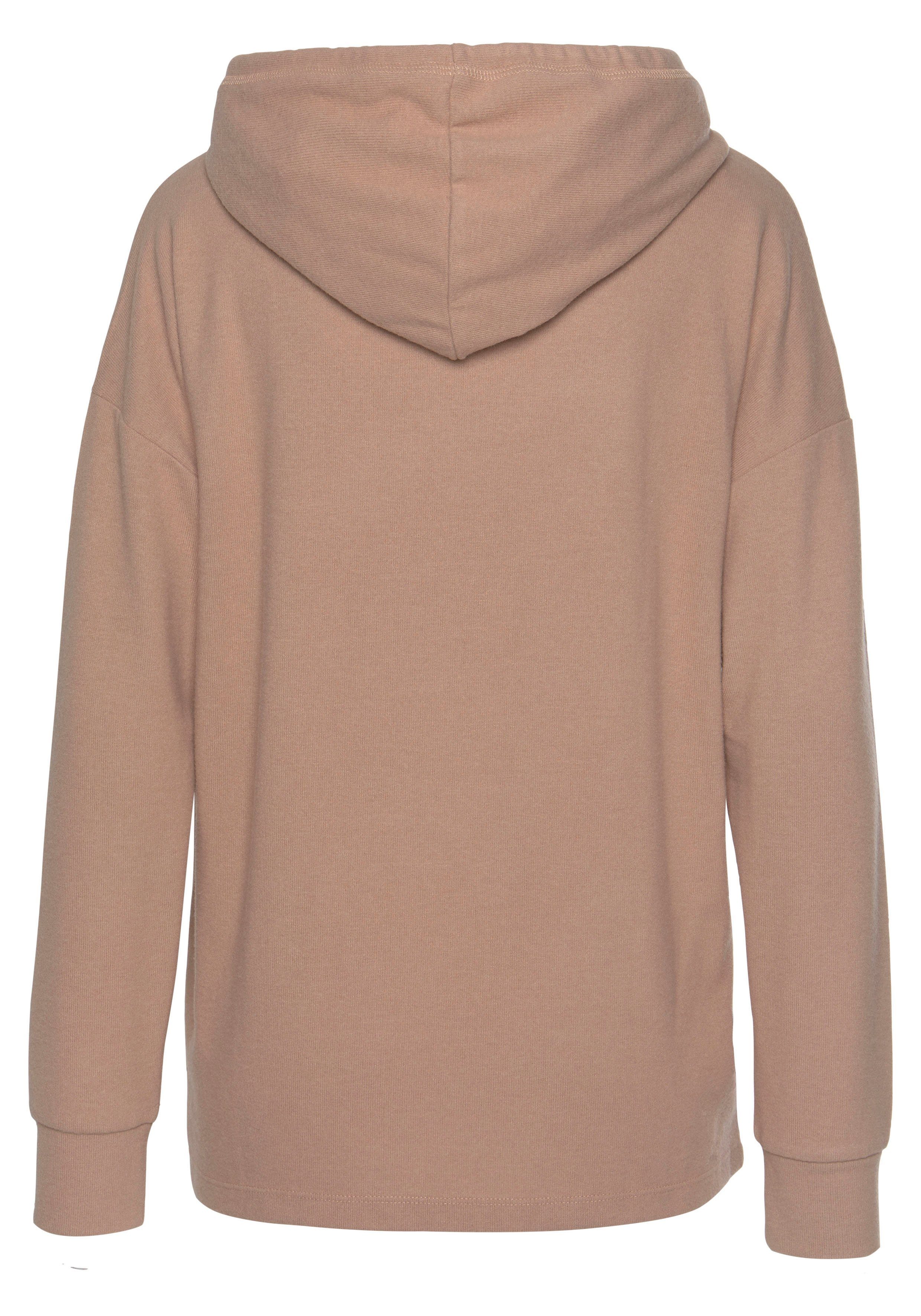 Lascana Capuchontrui Loungetop in casual vorm, loungewear