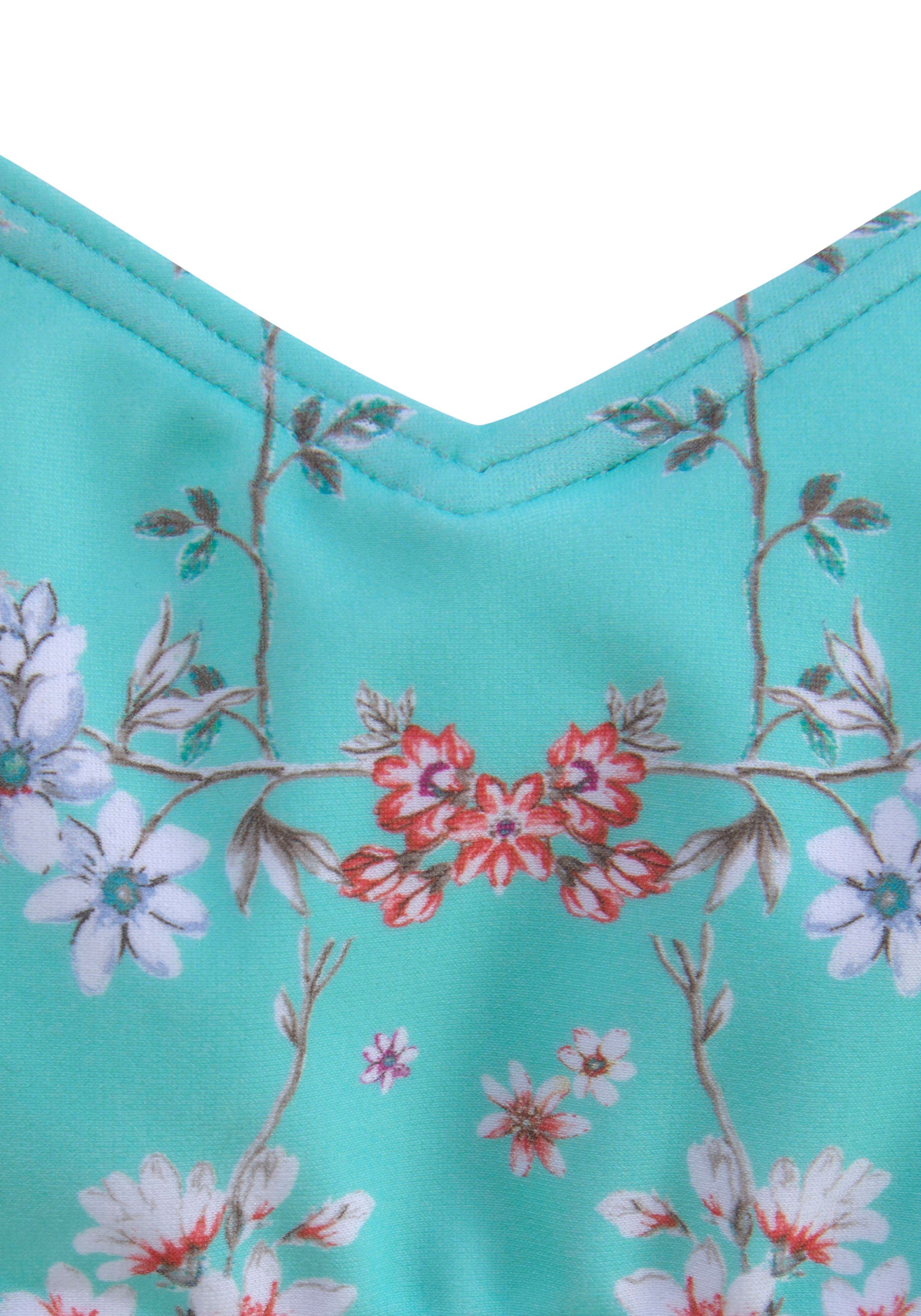 Sunseeker Bustierbikini Ditsy Kids met zomerse print