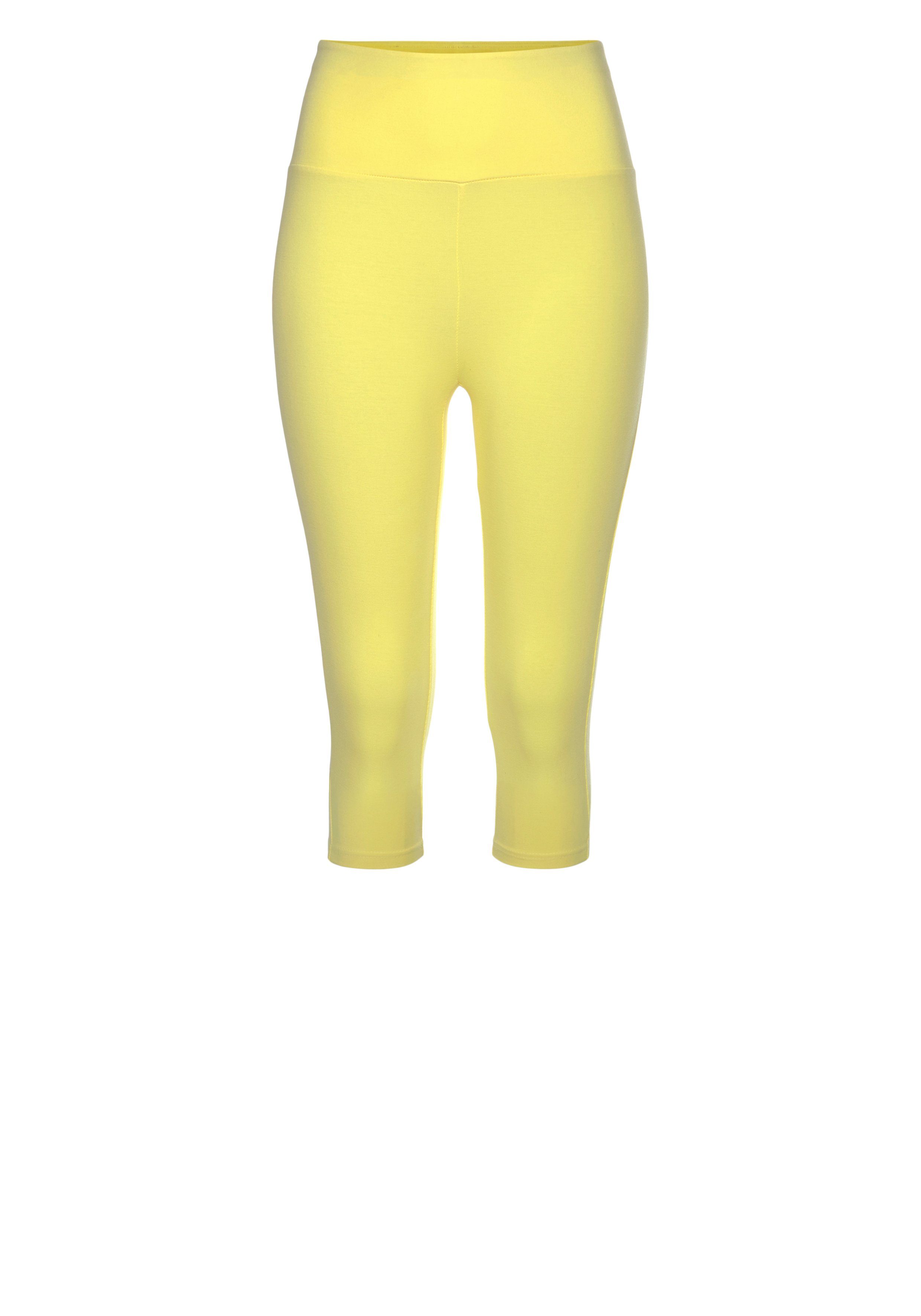 Lascana Caprilegging met brede, zachte boord