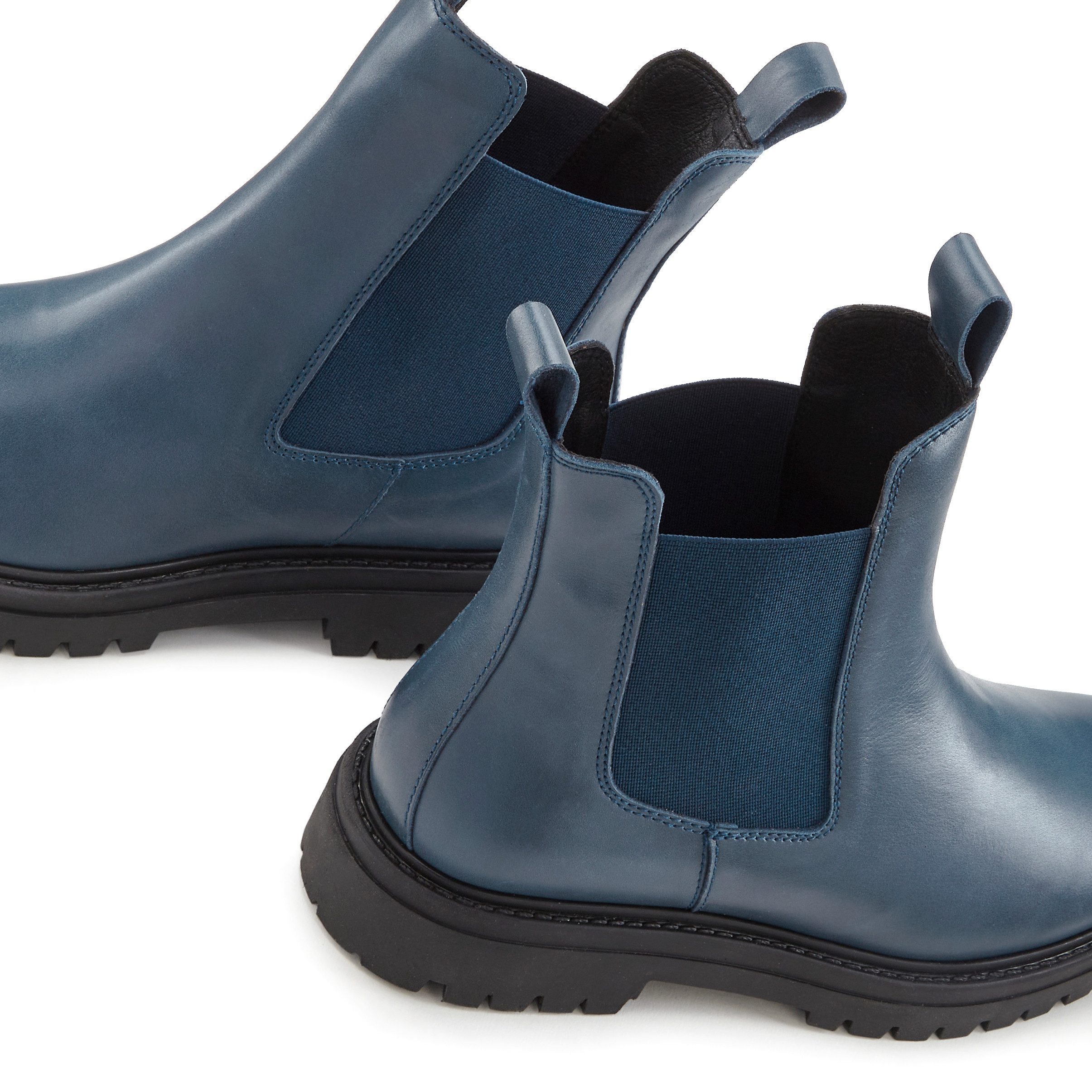 Elbsand Laarsjes Chelsea laarzen, instaplaarzen, bikerboots van leer