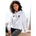 elbsand hoodie joerna met logoprint voor wit