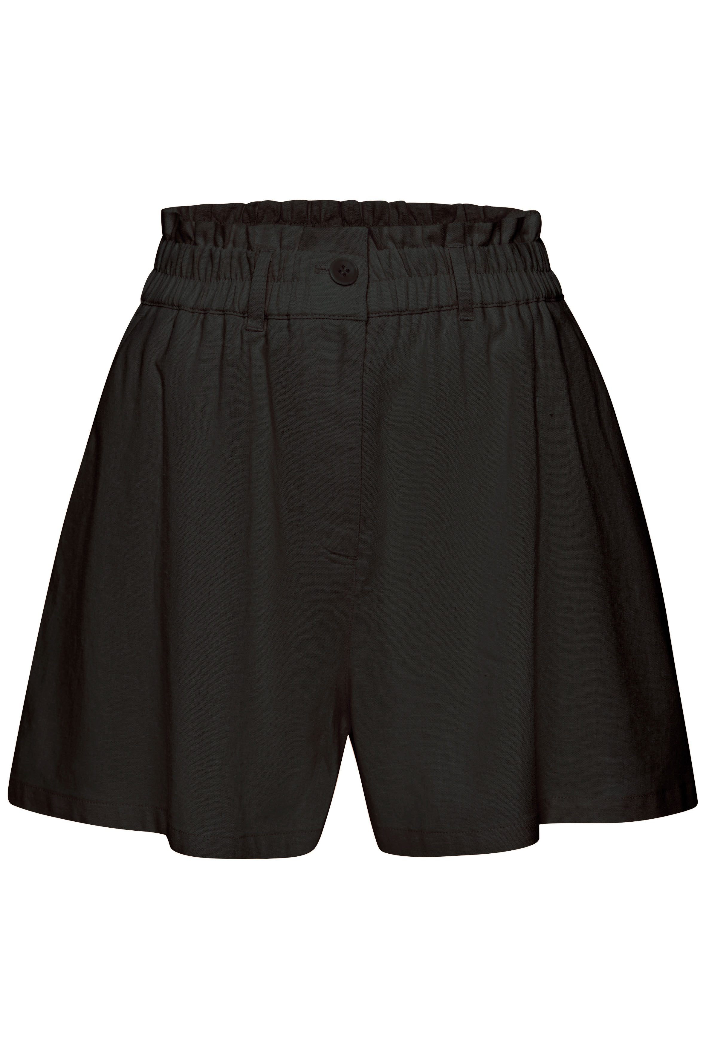 Buffalo Short met linnenpercentage, luchtige korte broek met zakken, zomer shorts