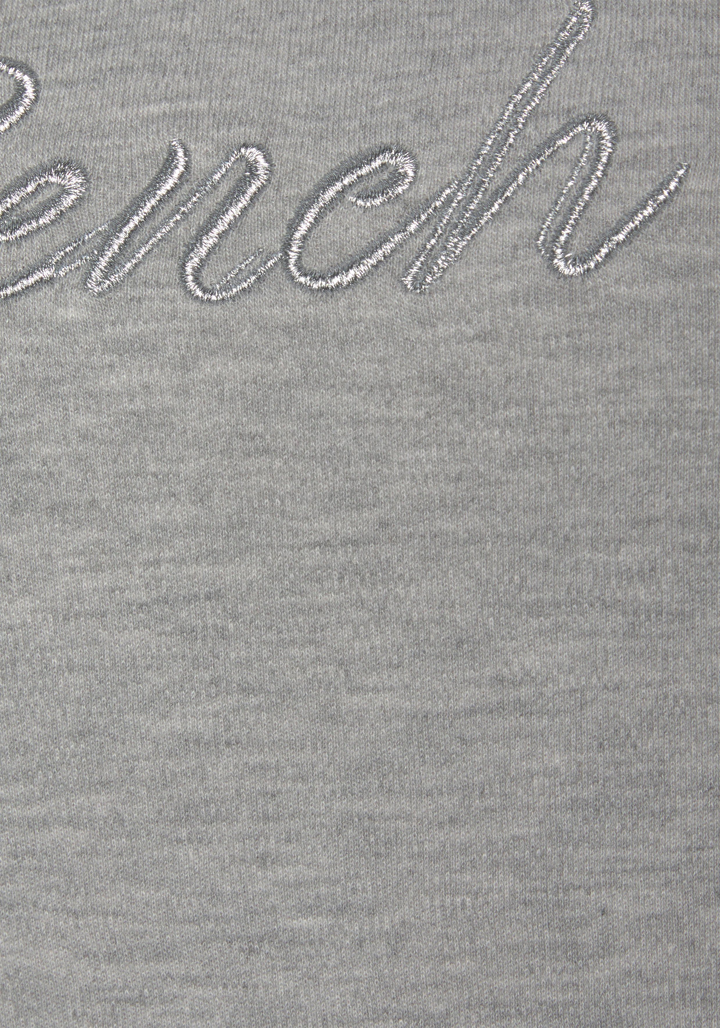Bench. Loungewear Hoodie met glanzende logo-borduurwerk, loungepak, hoodie