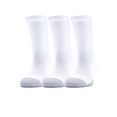 under armour sokken met anatomische bekleding (3 paar) wit